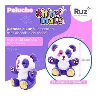 Foto 3 | Peluche Electrónico Ruz Shinymals (luna Pandita 26 Cm Morado)