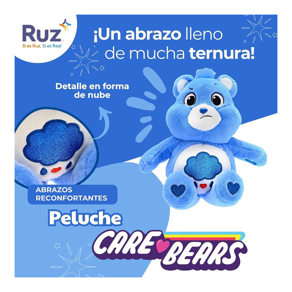 Foto 5 pulgar | Peluche Ruz Care Bears (grumpy Bear 25 Cm Azul)
