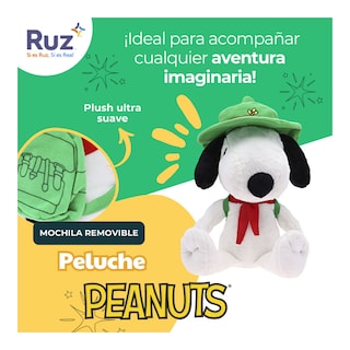 Foto 4 | Peluche Ruz Peanuts (snoopy 30 Cm Explorador)