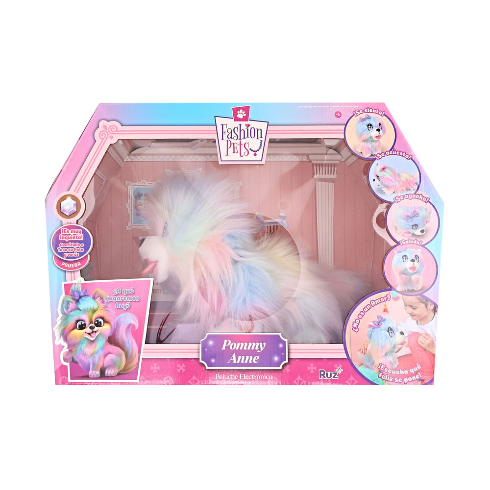Foto 6 | Peluche Ruz Fashion Pets (pommy Anne Rosa 24 Cm)