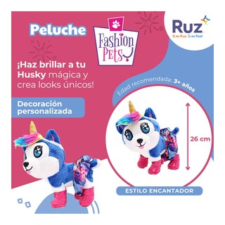 Foto 4 | Peluche Ruz Fashion Pets (coco Super Style 26 Cm Azul)