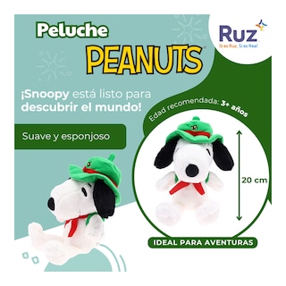 Foto 3 | Peluche Ruz Peanuts (snoopy Beagle Scout 20 Cm Blanco)