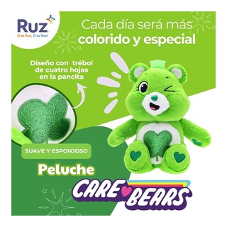 Foto 4 | Peluche Ruz Care Bears (good Luck Bear 25 Cm Verde)