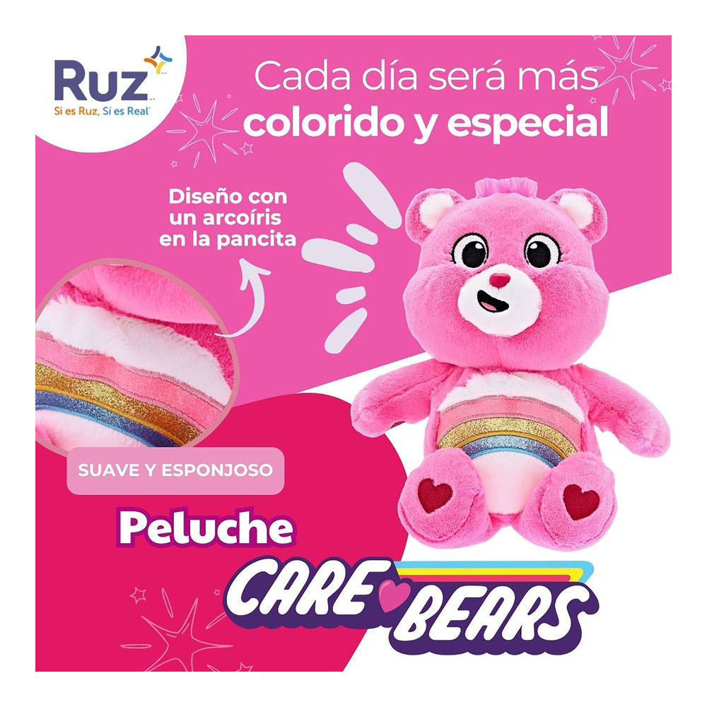 Foto 4 | Peluche Ruz Care Bears (cheer Bear 25 Cm Rosa)