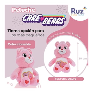 Foto 3 | Peluche Ruz Care Bears (love A Lot 25 Cm Rosa)