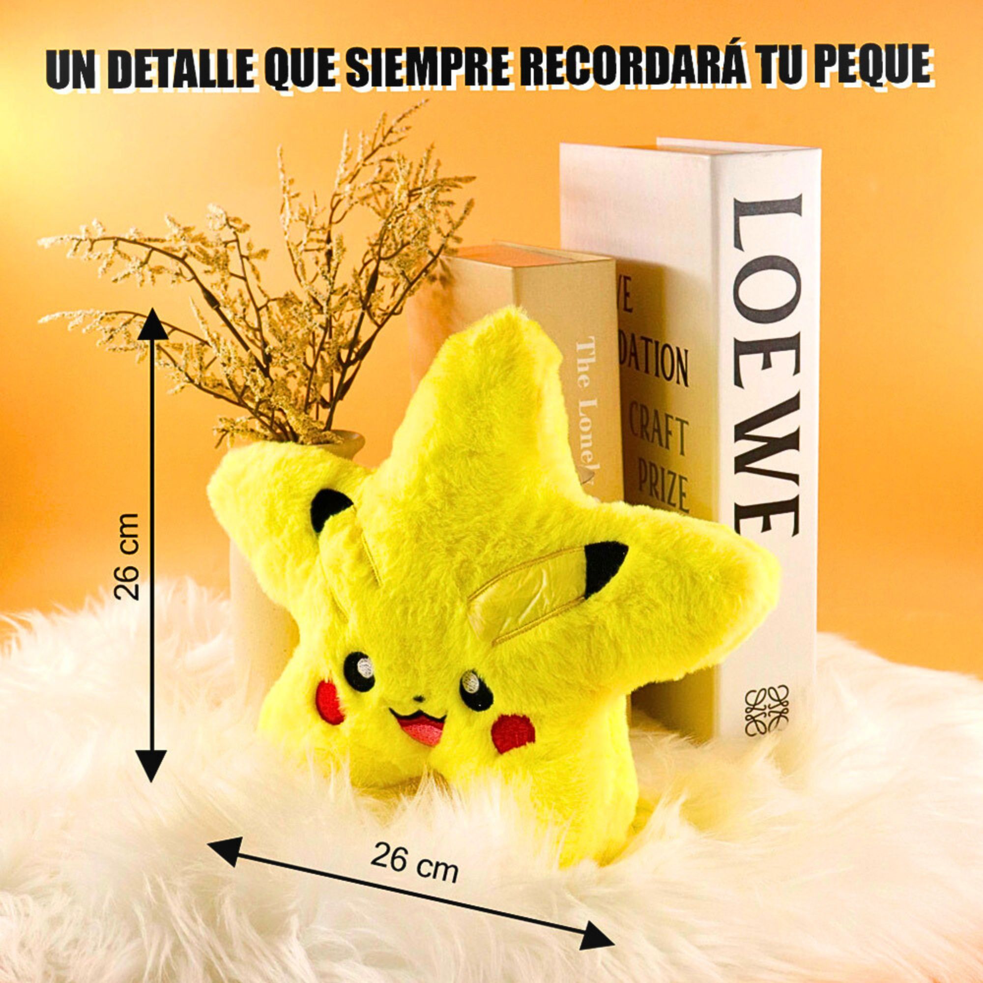 Foto 5 pulgar | Peluche de Estrella Pikachu