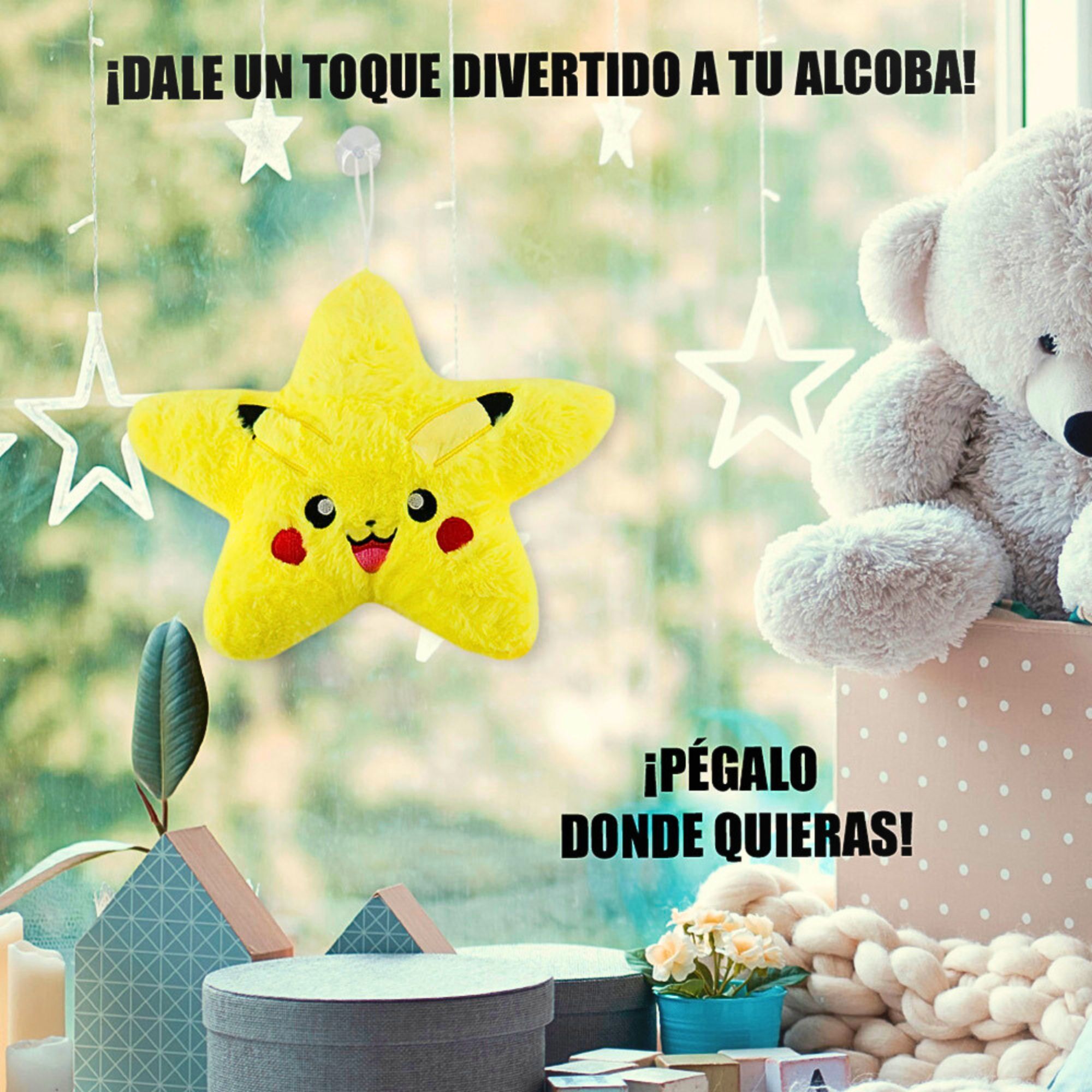Foto 7 | Peluche de Estrella Pikachu