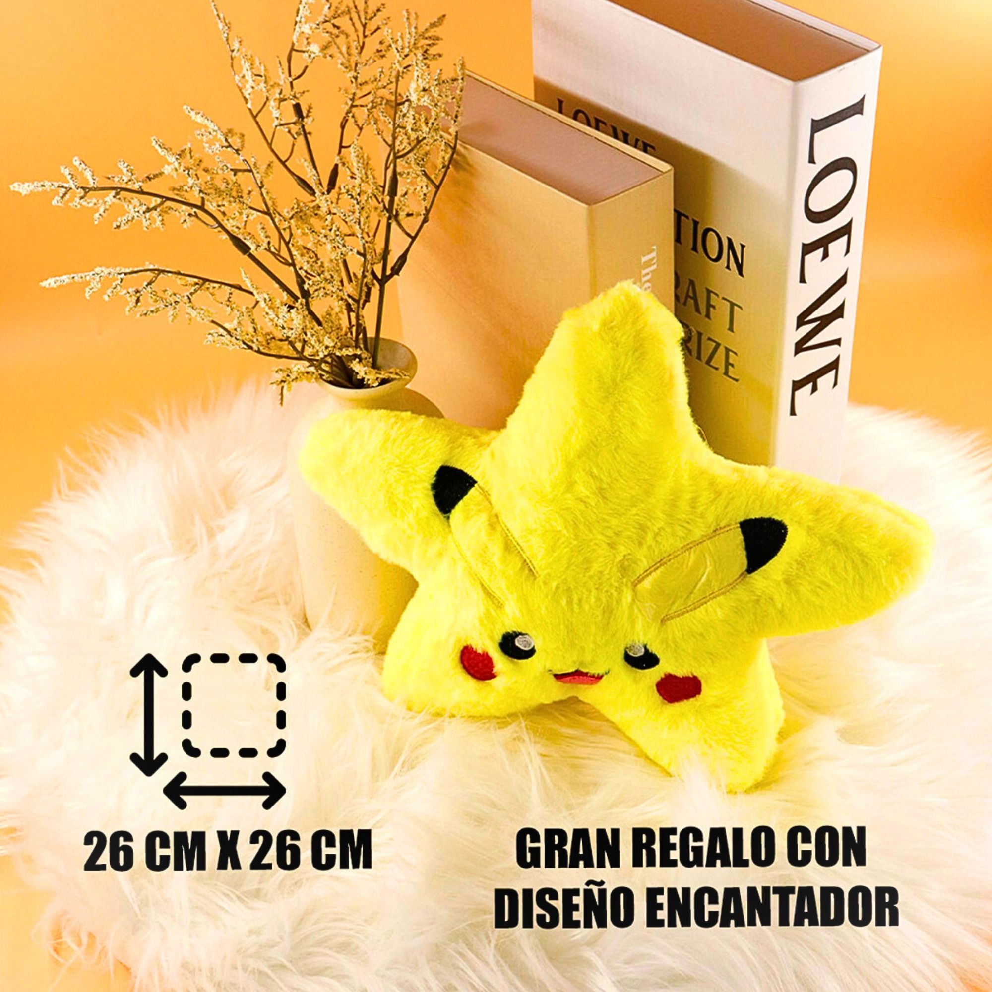 Foto 9 pulgar | Peluche de Estrella Pikachu