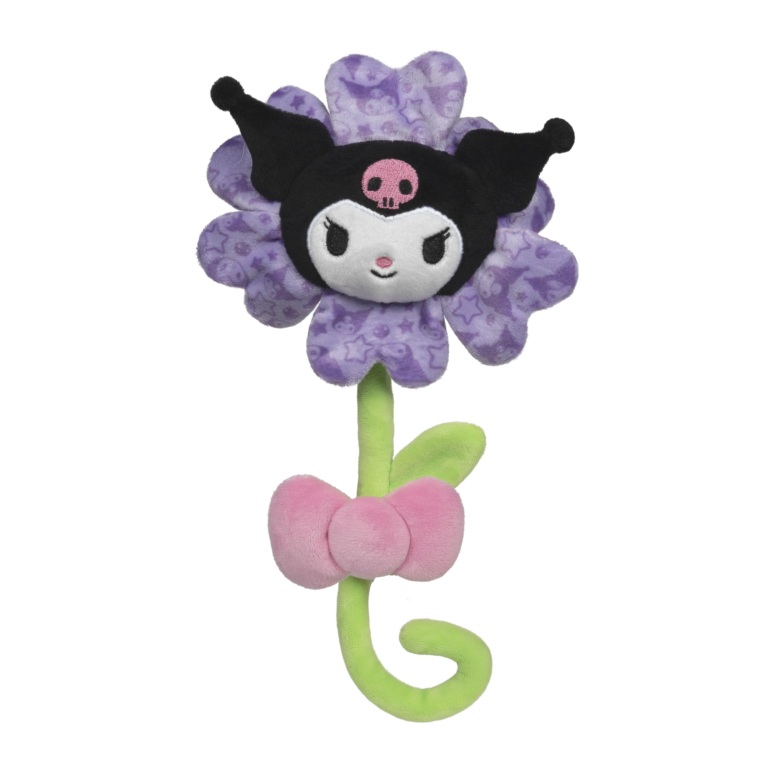 Foto 2 pulgar | Flor De Peluche Hello Kitty And Friends Kuromi, Color Morado, 35 Cm - Venta Internacional.
