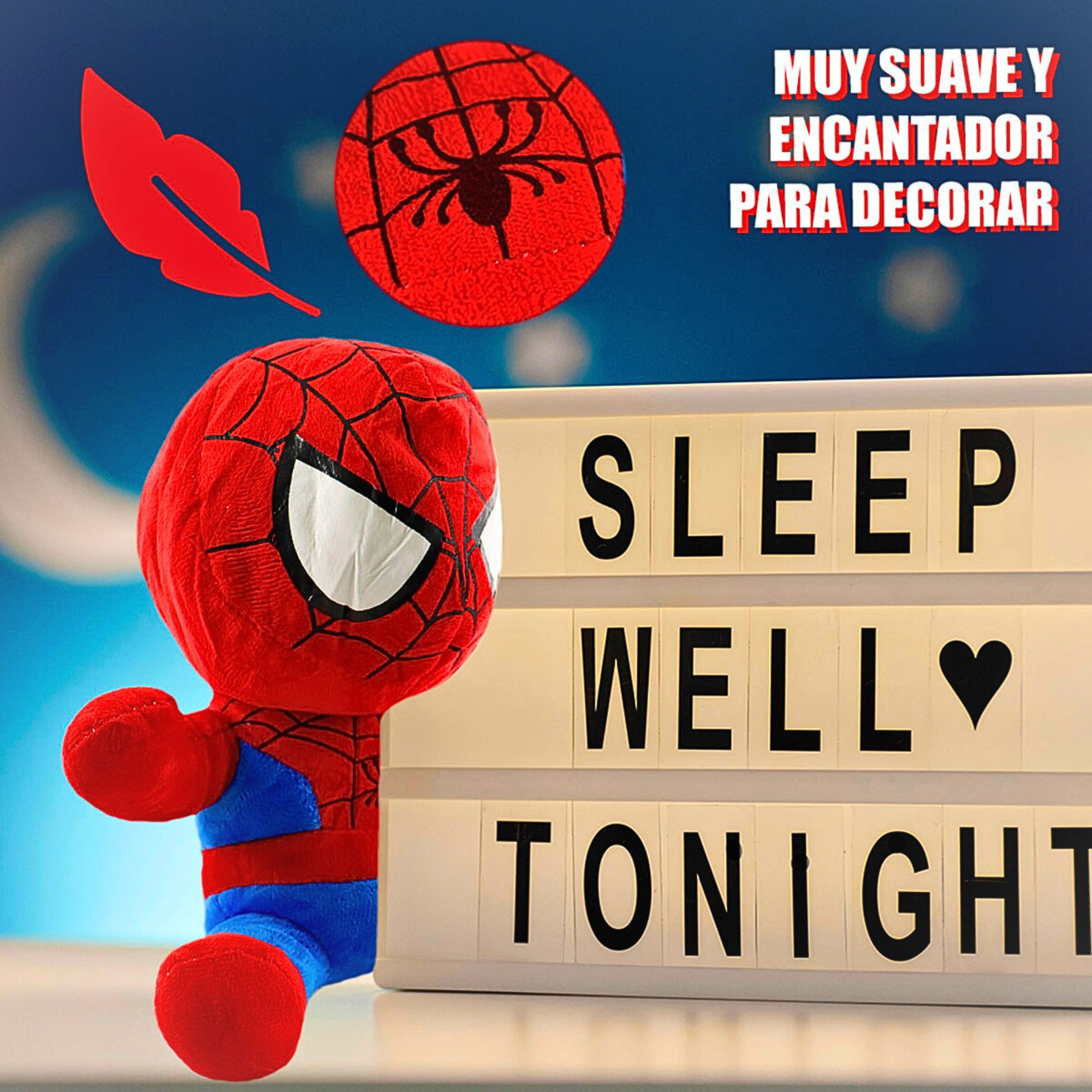 Foto 3 pulgar | Peluche Hombre Areña Spider Man  Regalo Niños  25 Cm