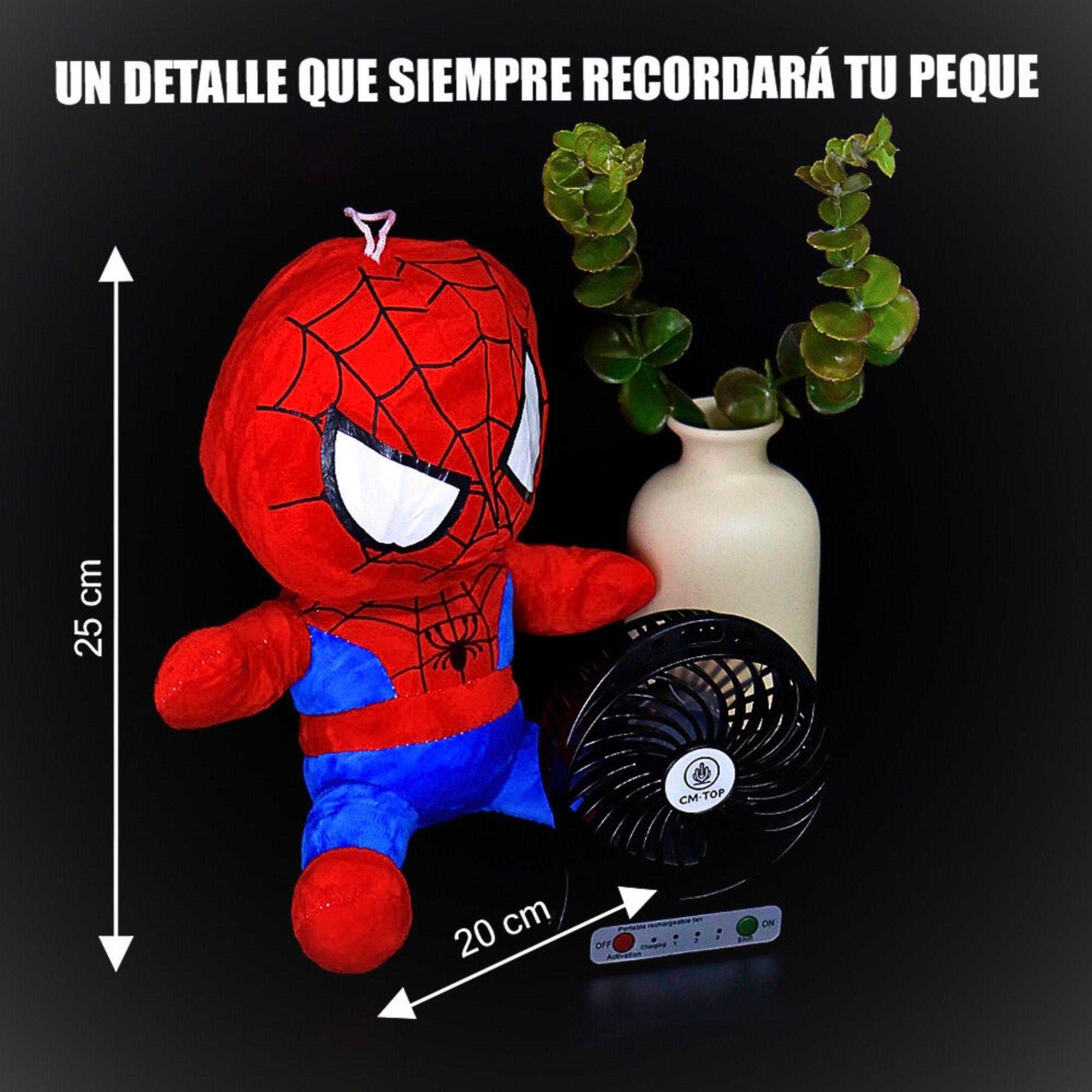 Foto 5 pulgar | Peluche Hombre Areña Spider Man  Regalo Niños  25 Cm