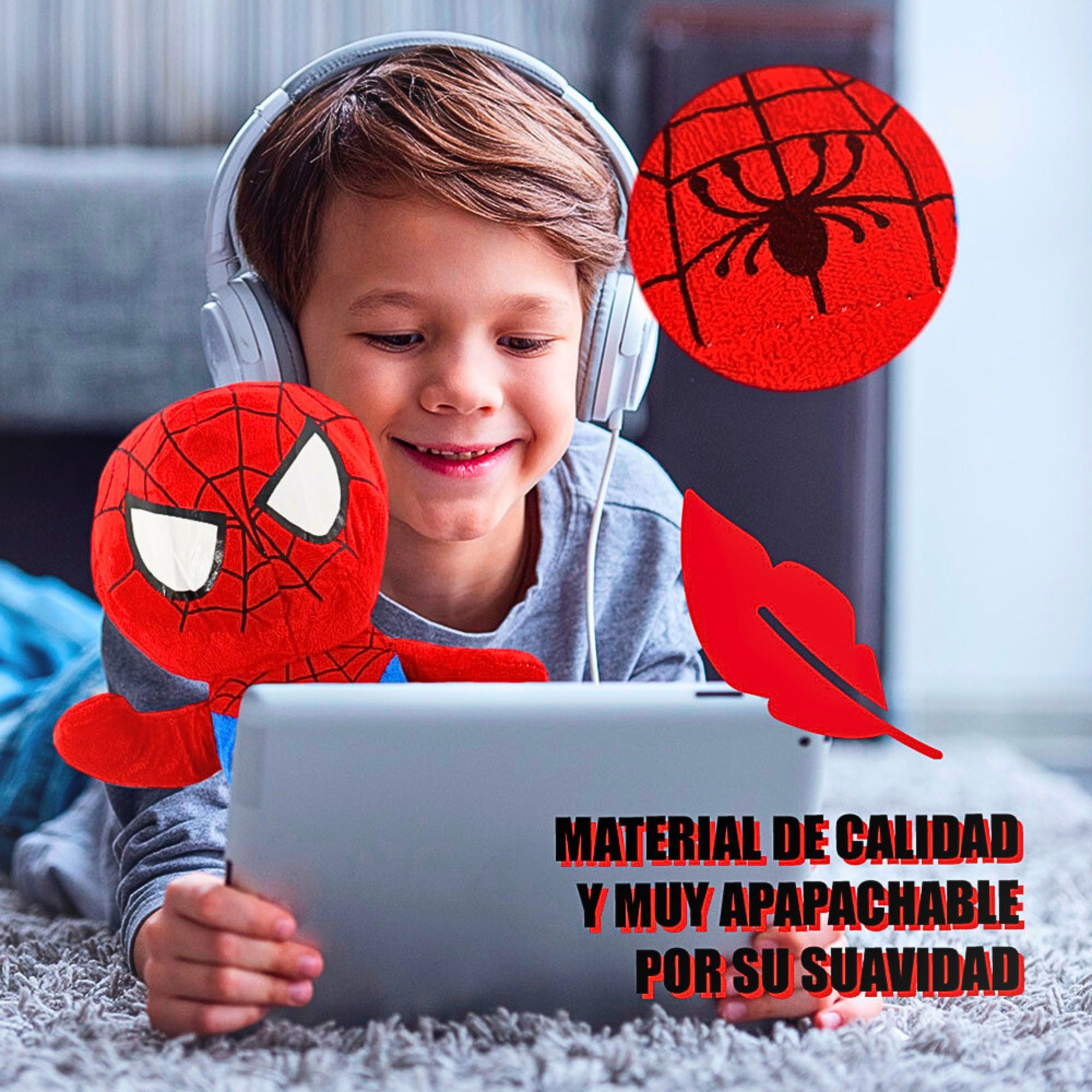 Foto 6 pulgar | Peluche Hombre Areña Spider Man  Regalo Niños  25 Cm