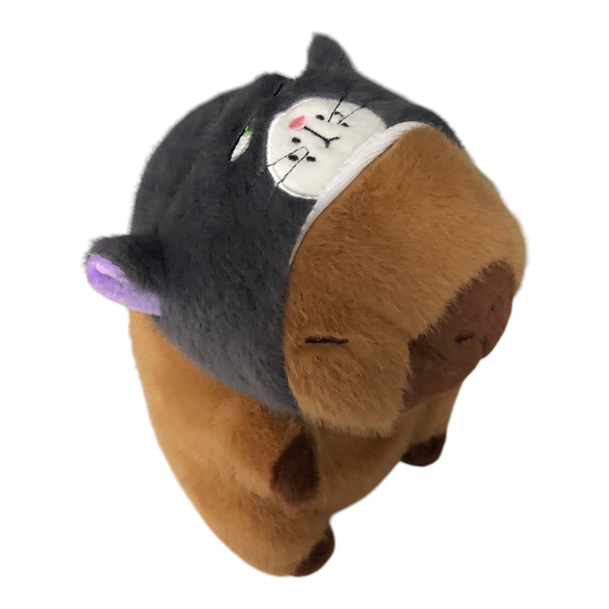 Foto 3 pulgar | Peluche Capibara Lindo Gorro Gatito