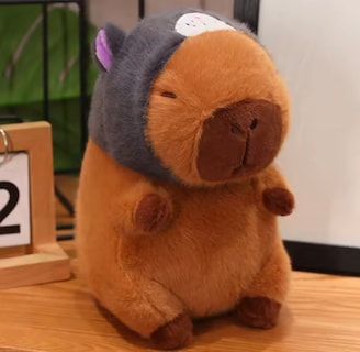 Foto 4 | Peluche Capibara Lindo Gorro Gatito