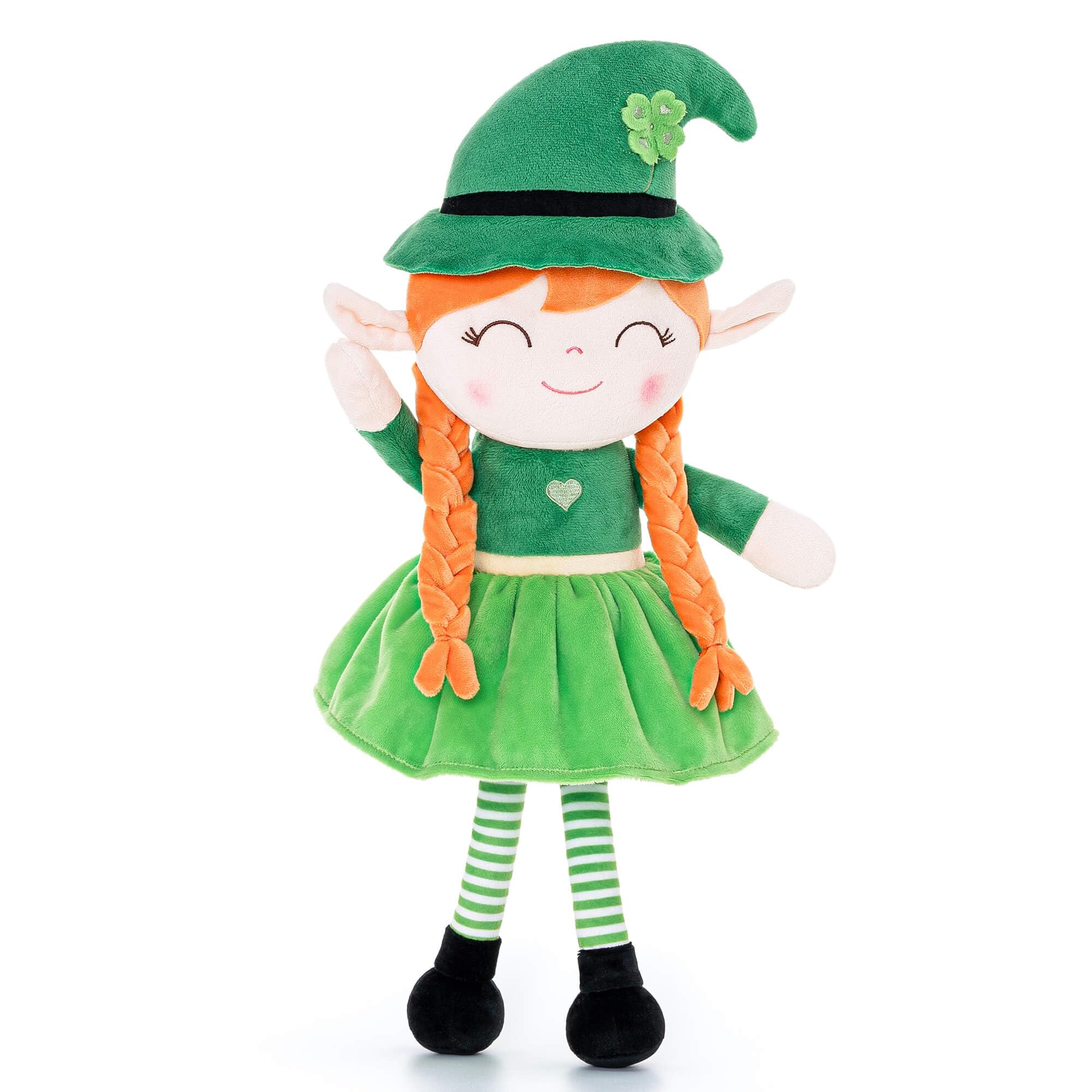 Foto 3 pulgar | Muñeca De Peluche Gloveleya Para El Día De San Patricio, 16 Cm, Color Verde, Regalo - Venta Internacional.