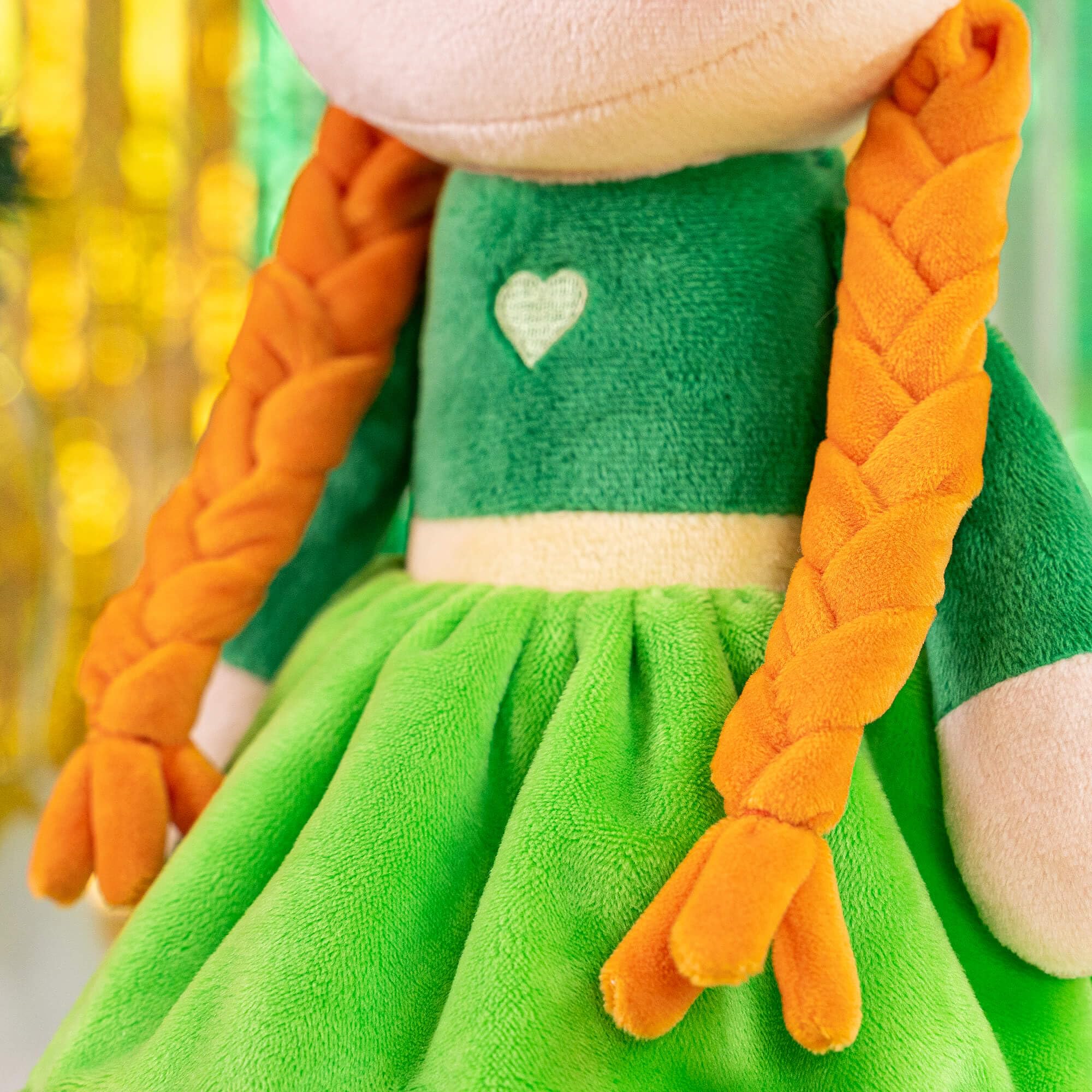 Foto 5 | Muñeca De Peluche Gloveleya Para El Día De San Patricio, 16 Cm, Color Verde, Regalo - Venta Internacional.