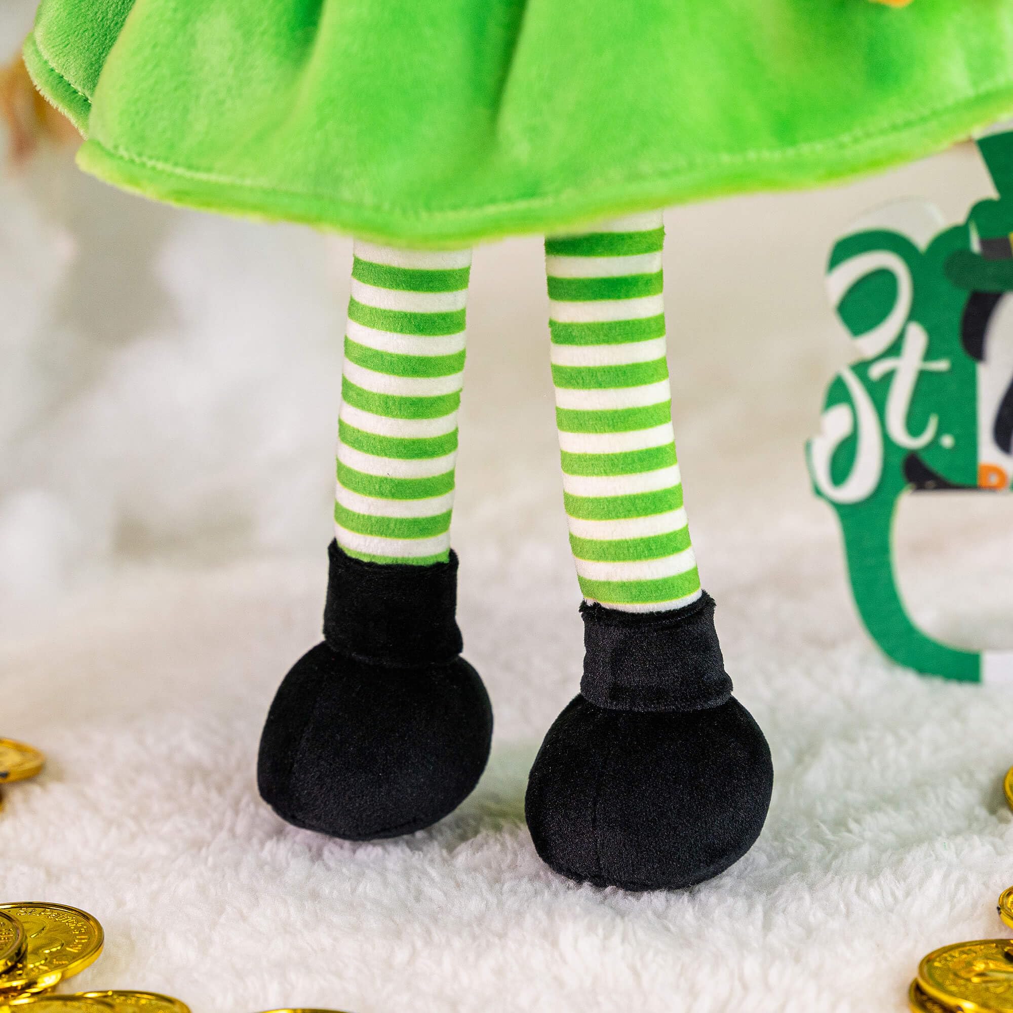 Foto 7 pulgar | Muñeca De Peluche Gloveleya Para El Día De San Patricio, 16 Cm, Color Verde, Regalo - Venta Internacional.