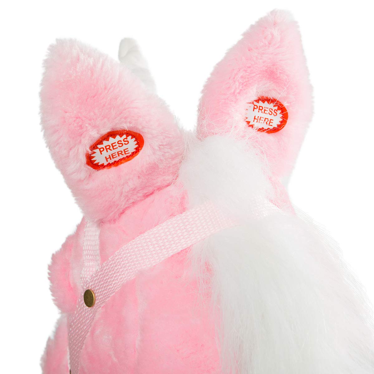 Foto 7 pulgar | Palo De Peluche Con Forma De Unicornio, Diseño De Caballo, Hollyhome, Con Sonidos De Relincho, 94 Cm - Venta Interna