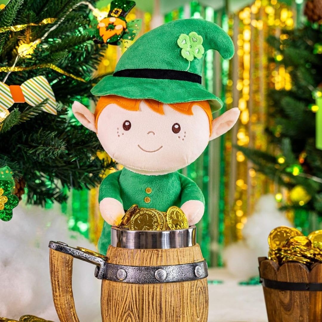 Foto 3 | Muñeco De Peluche Gloveleya Para El Día De San Patricio, Color Verde, 16 Cm, Para Niño - Venta Internacional.