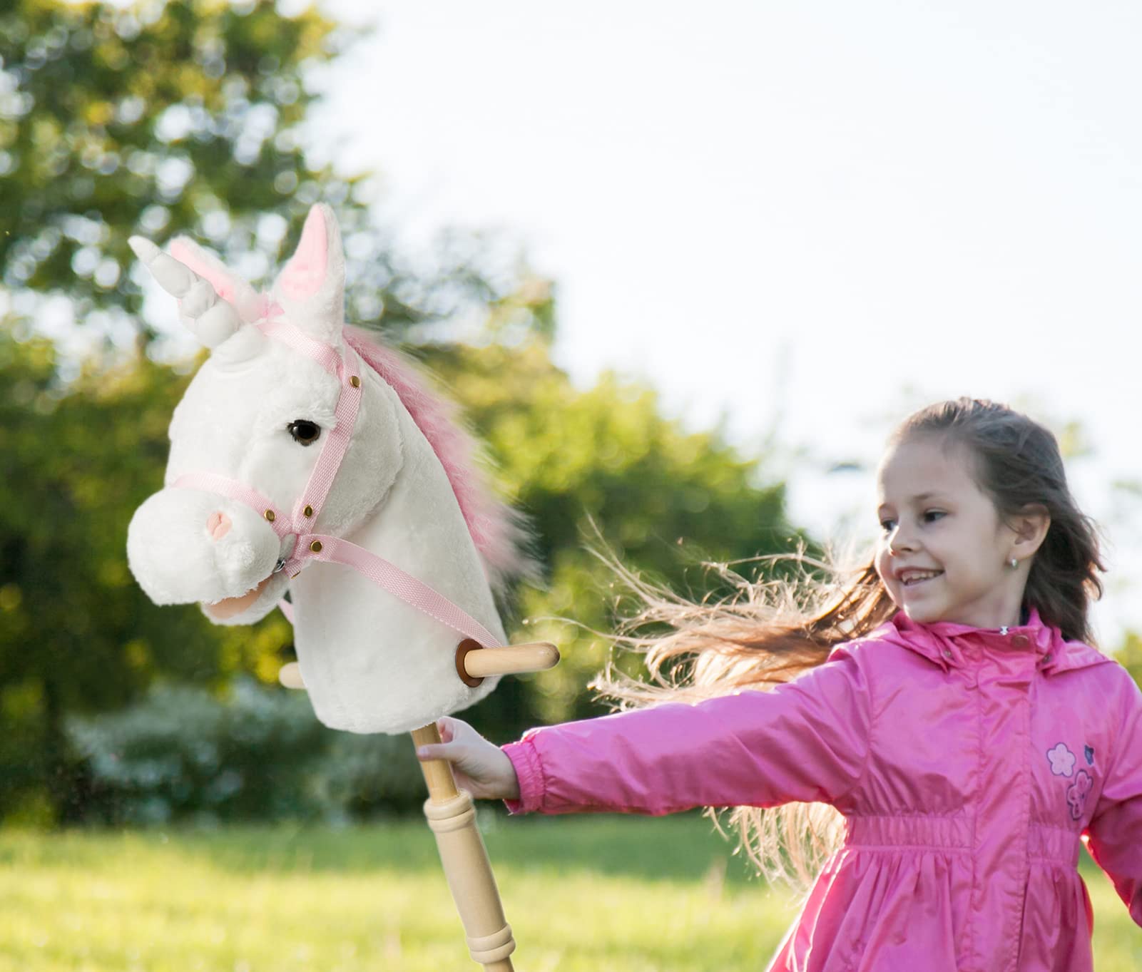Foto 2 | Peluche Con Forma De Unicornio En Forma De Palo, Caballo, Hollyhome, Relincho Y Galopando - Venta Internacional.