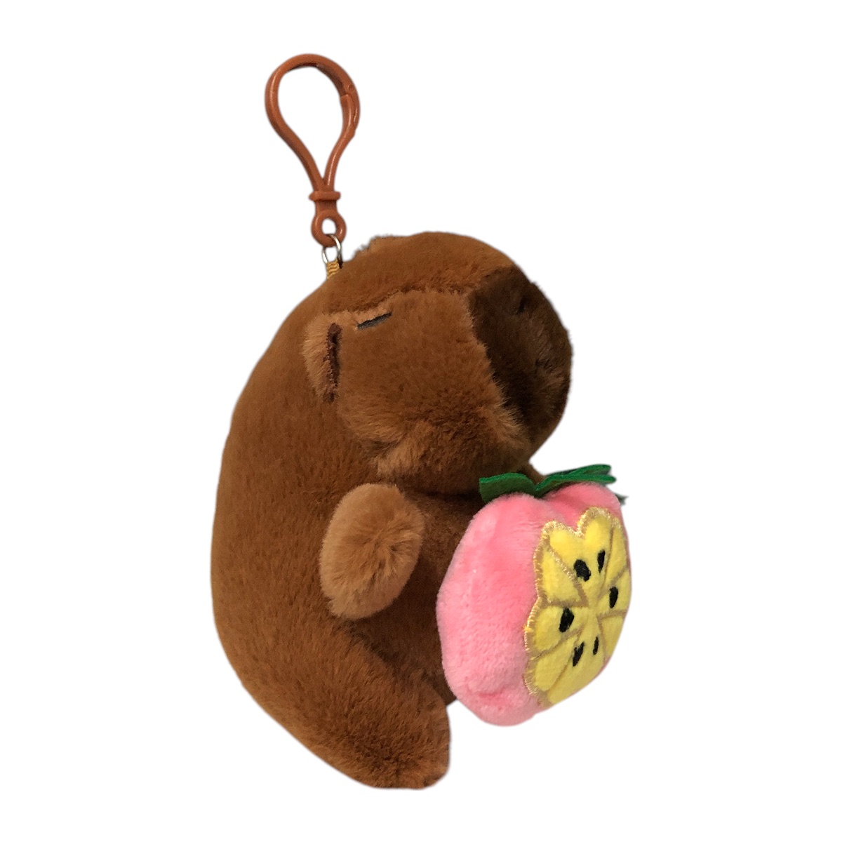 Foto 3 pulgar | Llavero De Peluche Capybara Fruta