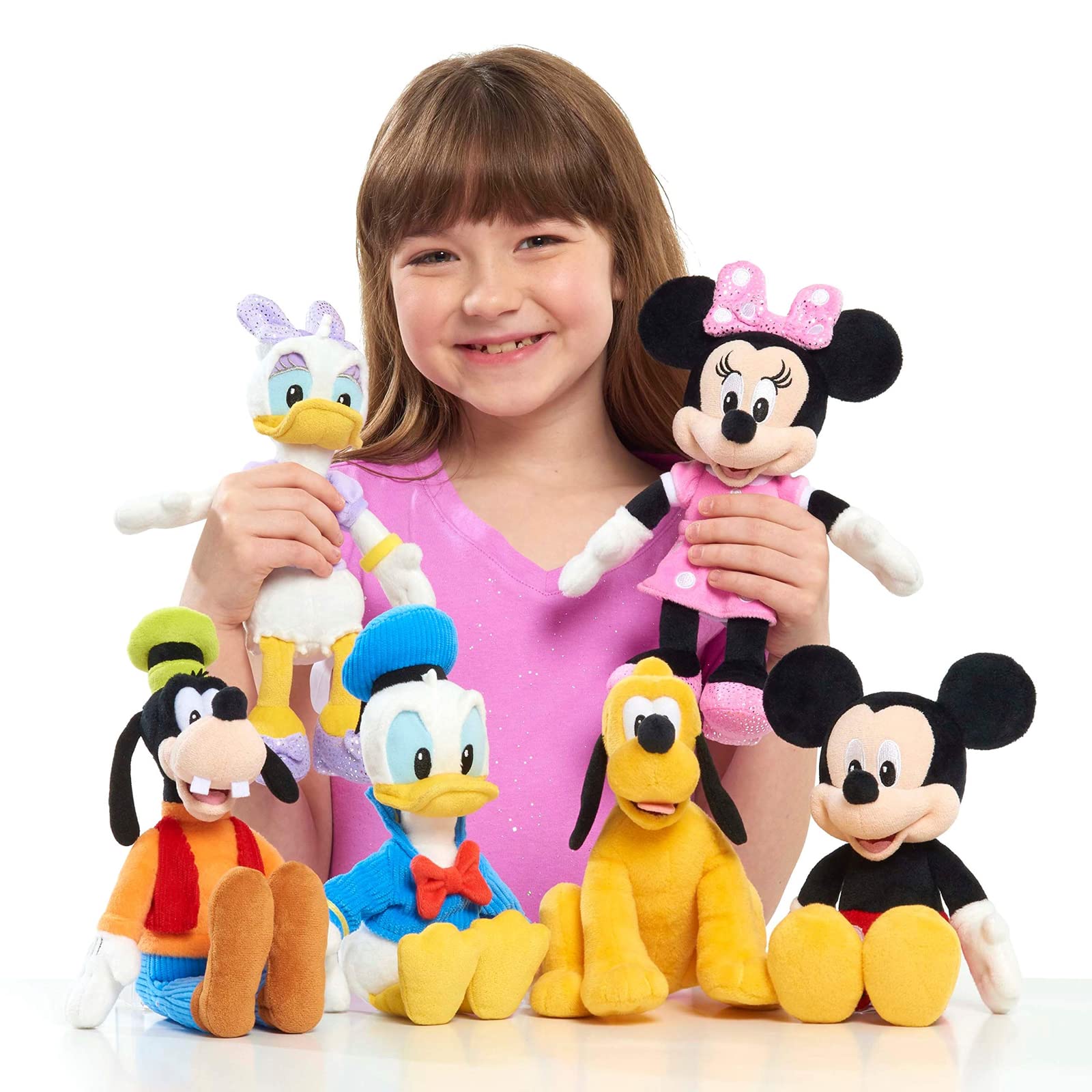 Foto 3 pulgar | Peluche Disney Gang 9 Bean Mickey Minnie Donald Pluto Goofy - Venta Internacional.