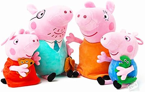 Foto 3 pulgar | Peluches Familia Lindos Cerditos Set 4 Piezas