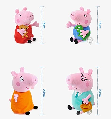 Foto 4 pulgar | Peluches Familia Lindos Cerditos Set 4 Piezas
