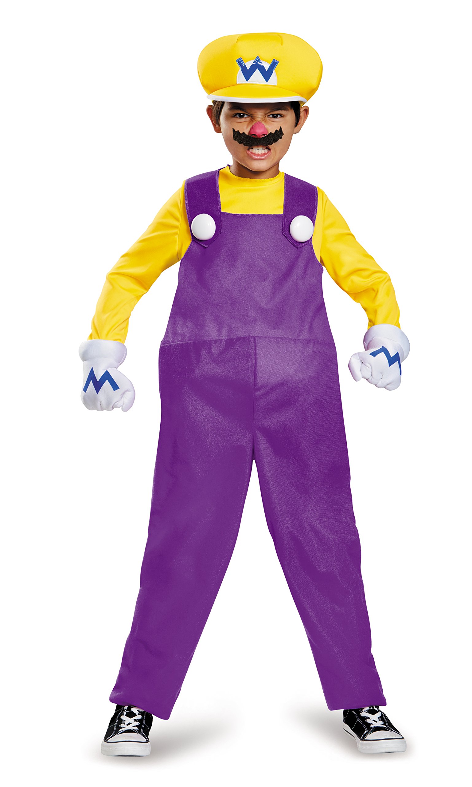 Disfraz Wario Deluxe Super Mario Bros Nintendo Small - Venta Internacional.