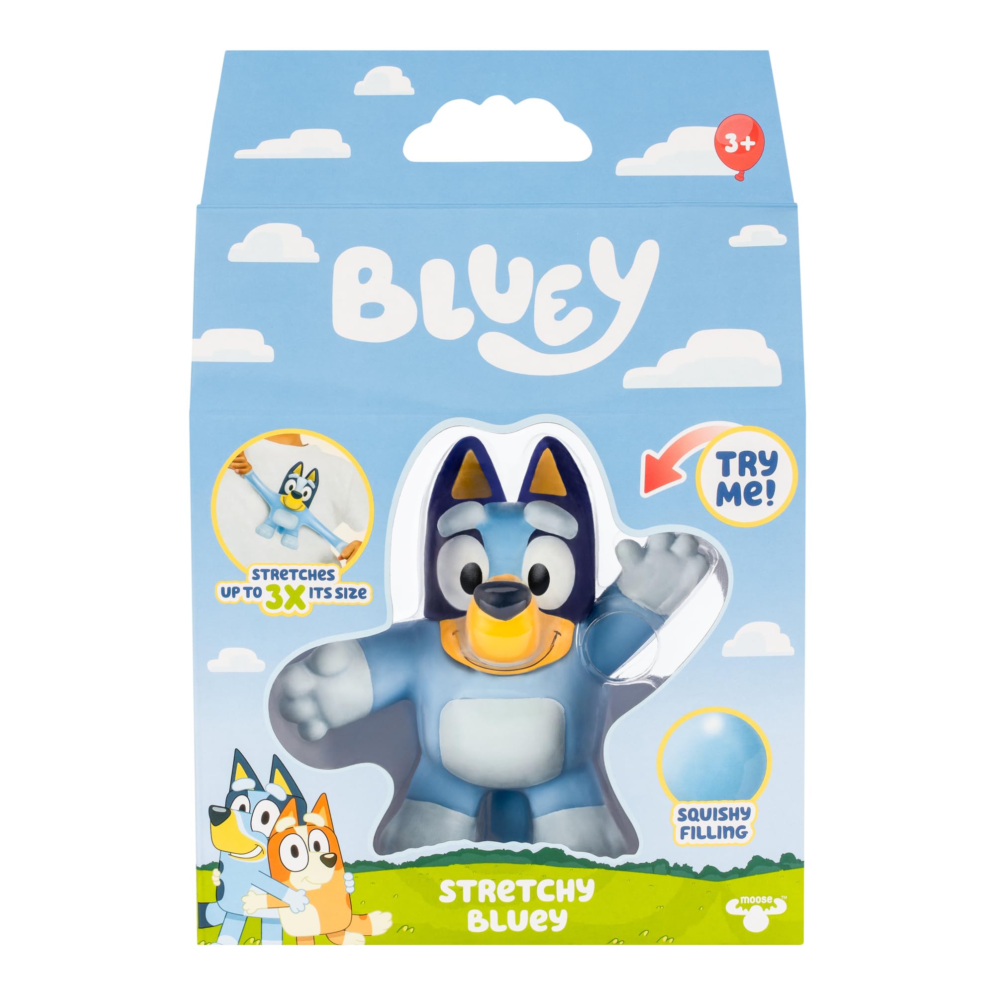 Foto 3 pulgar | Figura De Juguete Elástica Bluey Super Streatchy Con Relleno Blando - Venta Internacional.