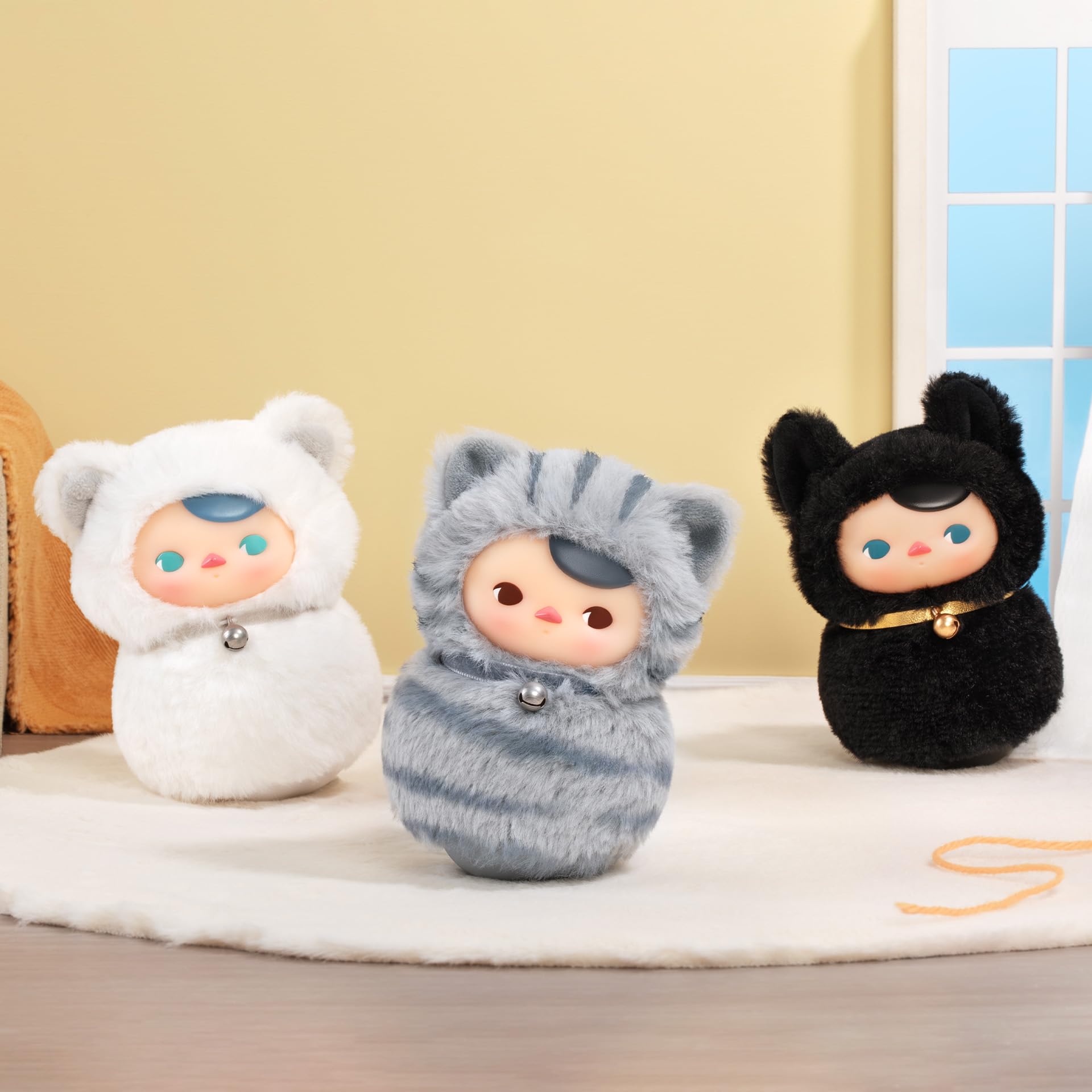 Foto 5 pulgar | Figuras  Pop Mart Pucky Roly-poly Kitty 6 Piezas-Venta Internacional