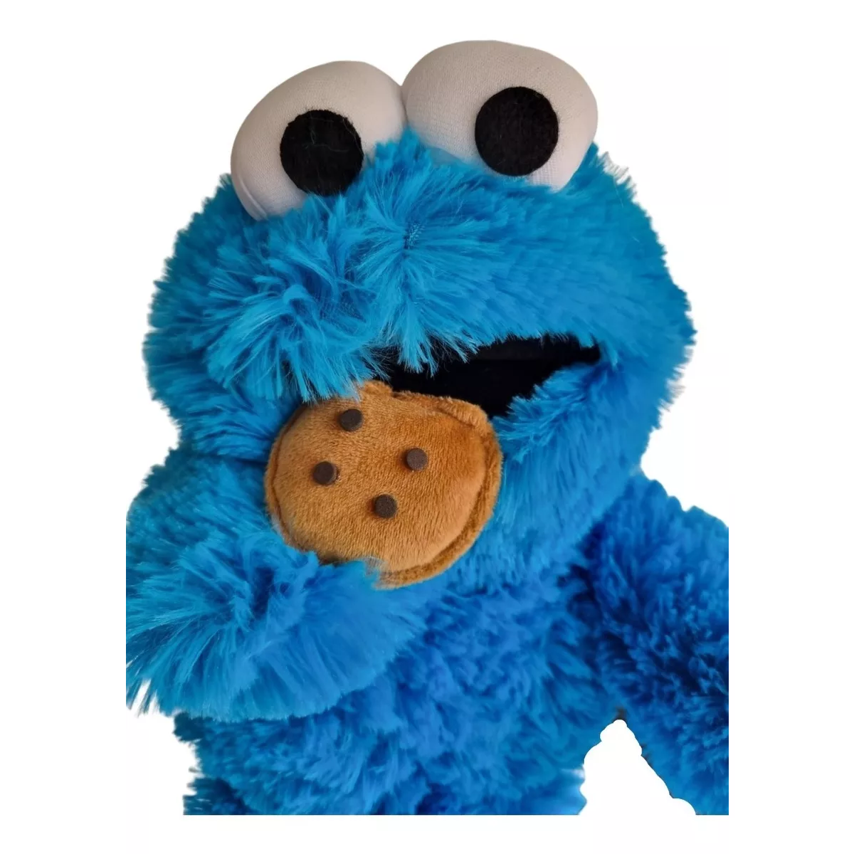 Foto 5 pulgar | Monstruo Come Galletas Belug Elmo Peluche Plaza Sésamo Azul