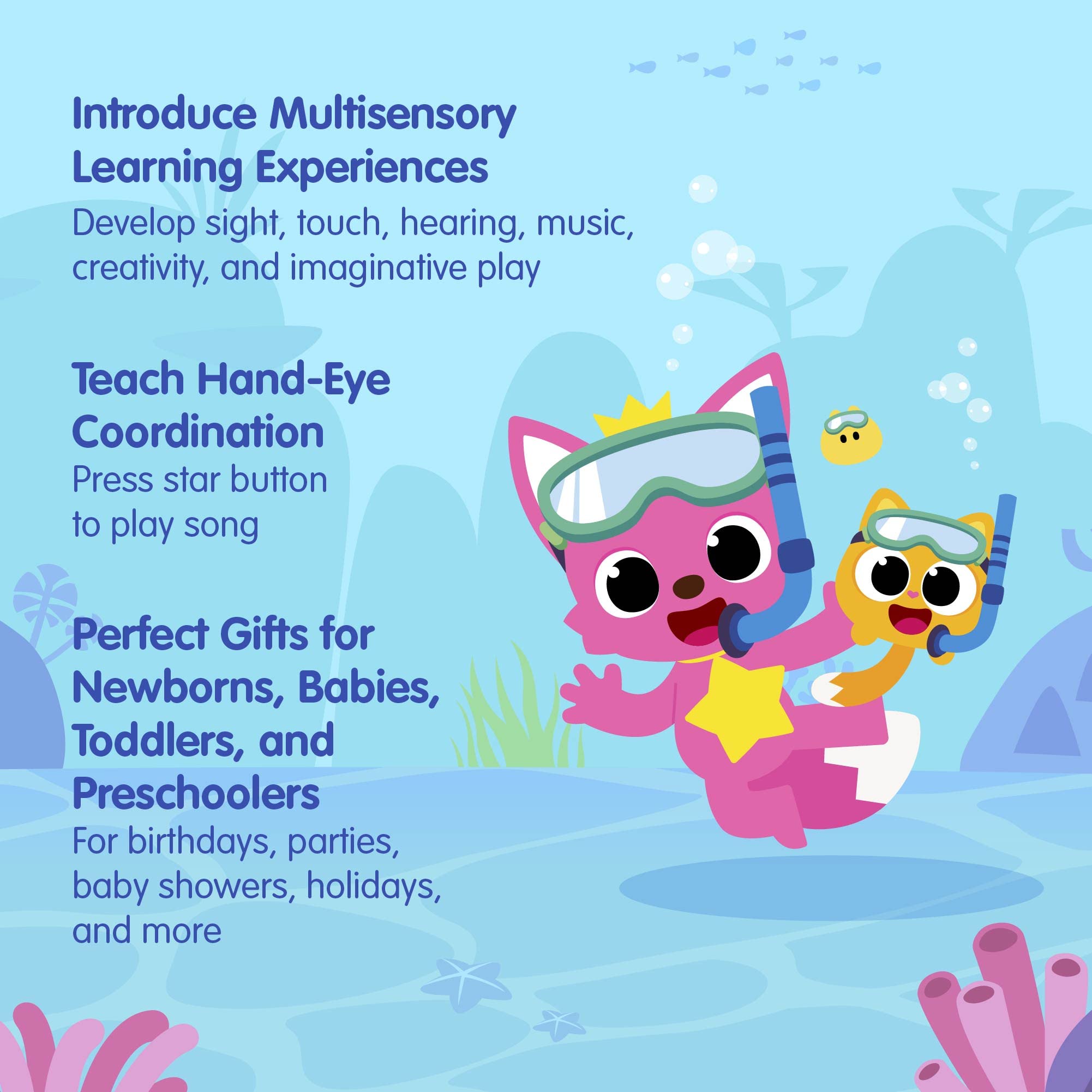 Foto 7 pulgar | Peluche Cantante Pinkfong De 28 Cm Para Niños Pequeños - Venta Internacional.