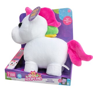 Foto 5 | Juguete De Peluche ¡adoptame! Unicornio De Neón Iluminado Con Código Virtual - Venta Internacional.