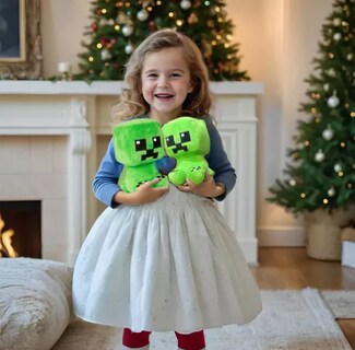 Foto 2 | Peluches Xtellar de Creeper Minecraft Verde