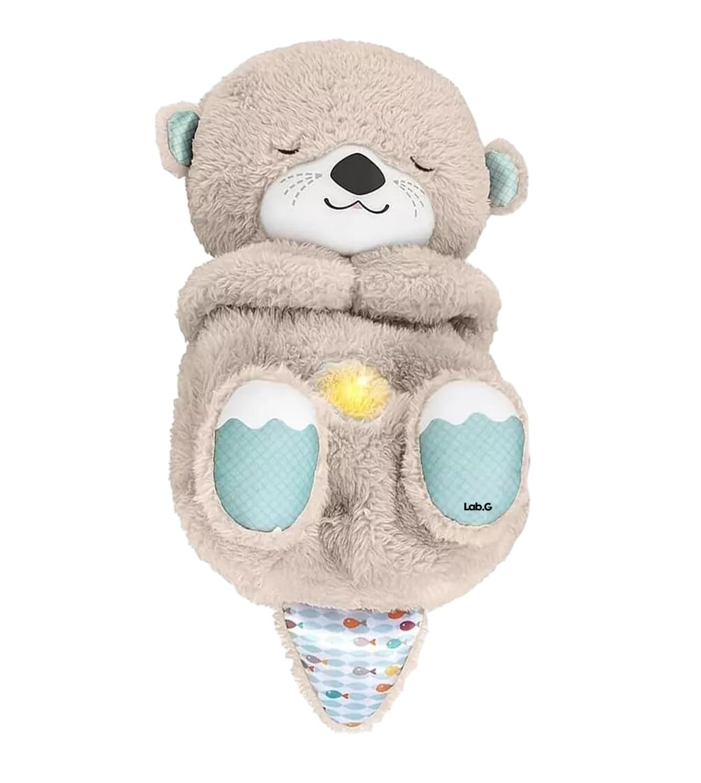 Foto 2 pulgar | Juguete De Peluche Con Música Y Luces Nutria De Color Gris