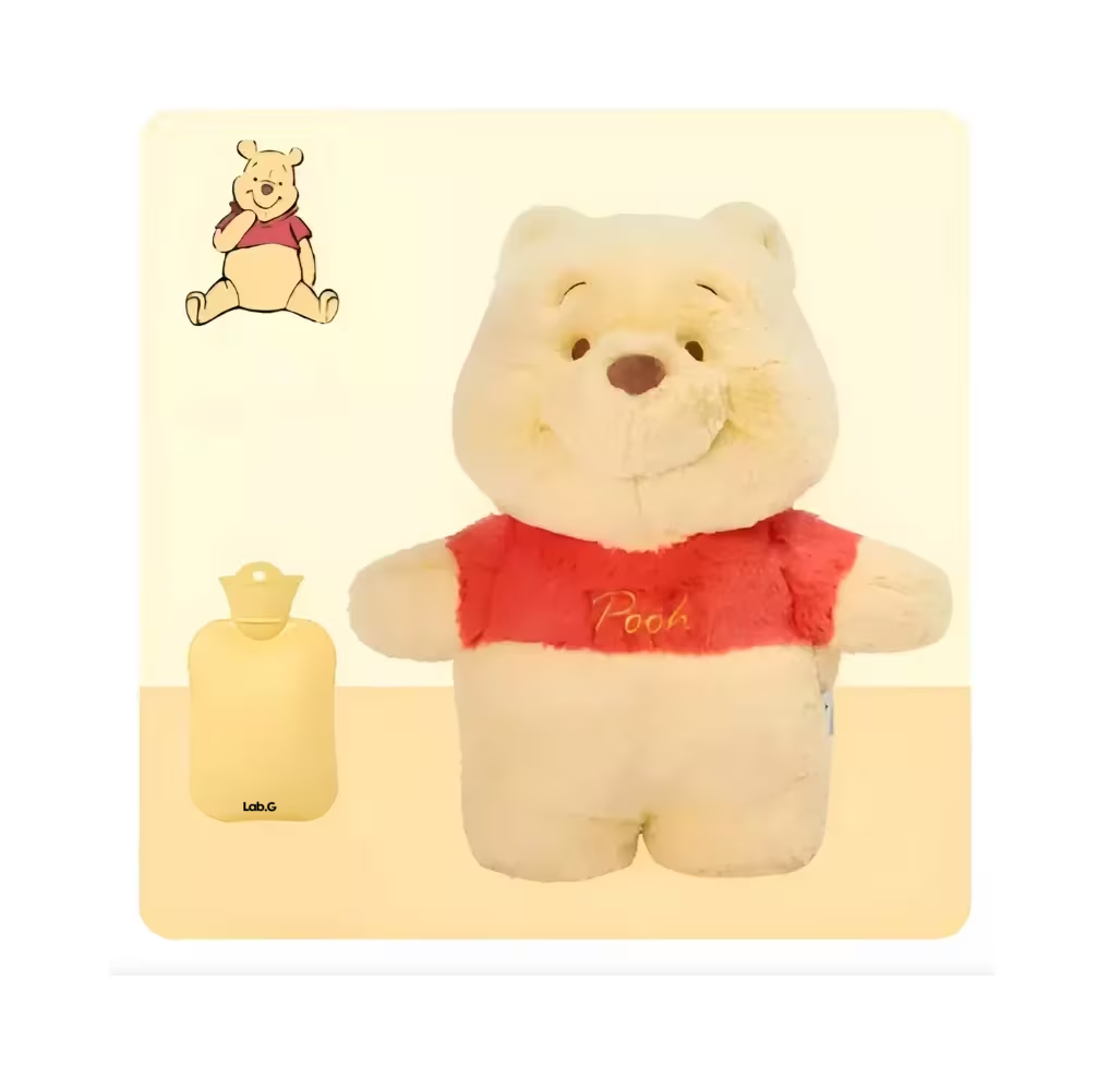 Foto 2 | Winnie Pooh Hot Water Bolsa Agua Caliente Lab.g Peluche Menstrua Amarillo