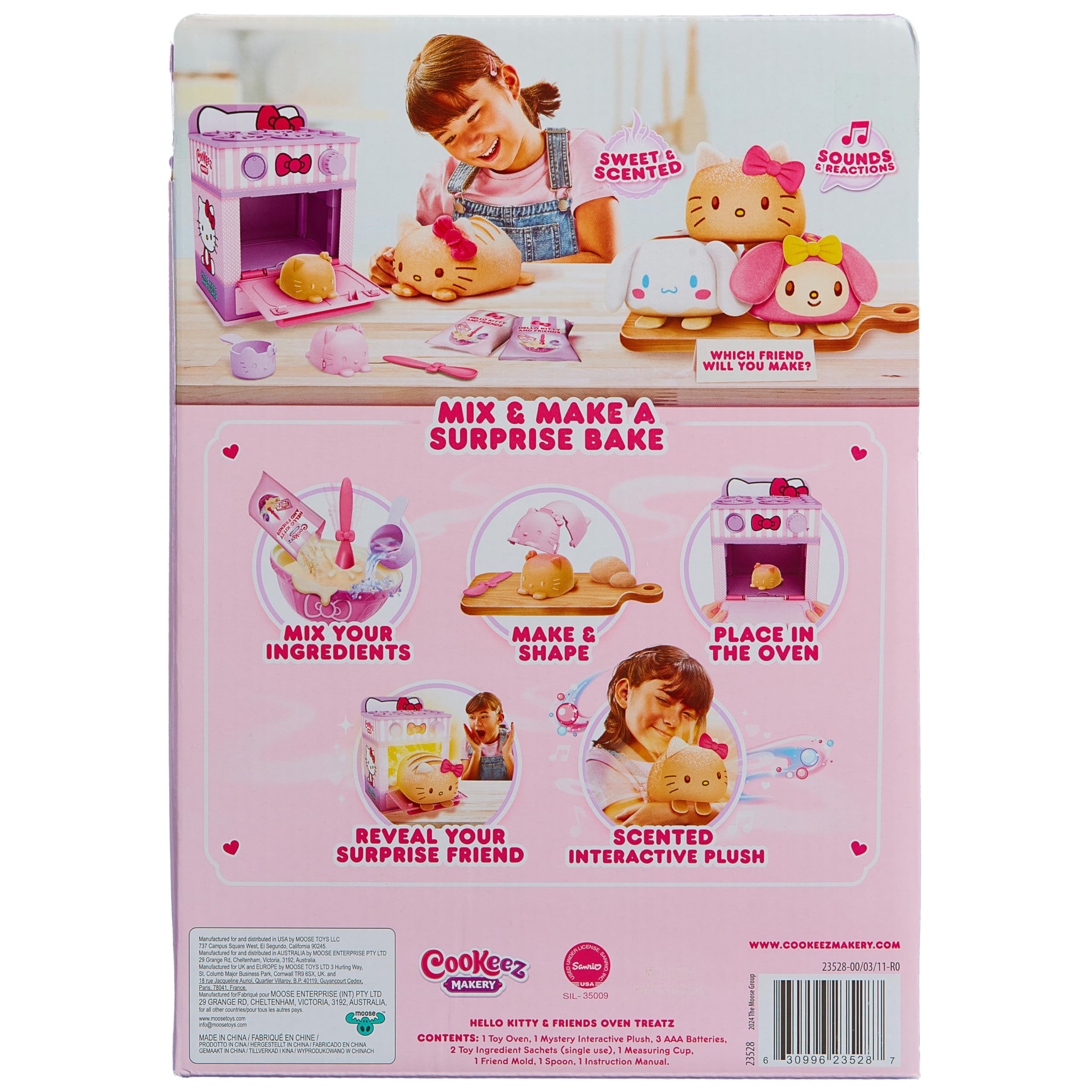 Foto 8 pulgar | Horno Toy Cookeez Makery Hello Kitty and Friends con Felpa - Venta Internacional