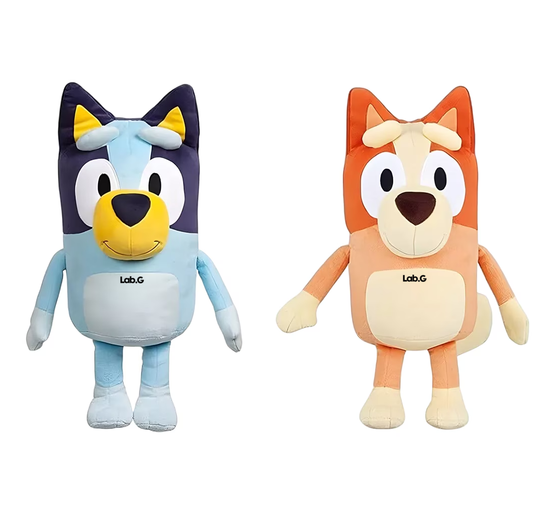 Foto 1 | Peluche Hermano Y Hermana 2 Piezas Bluey Familia Bluey Bingo