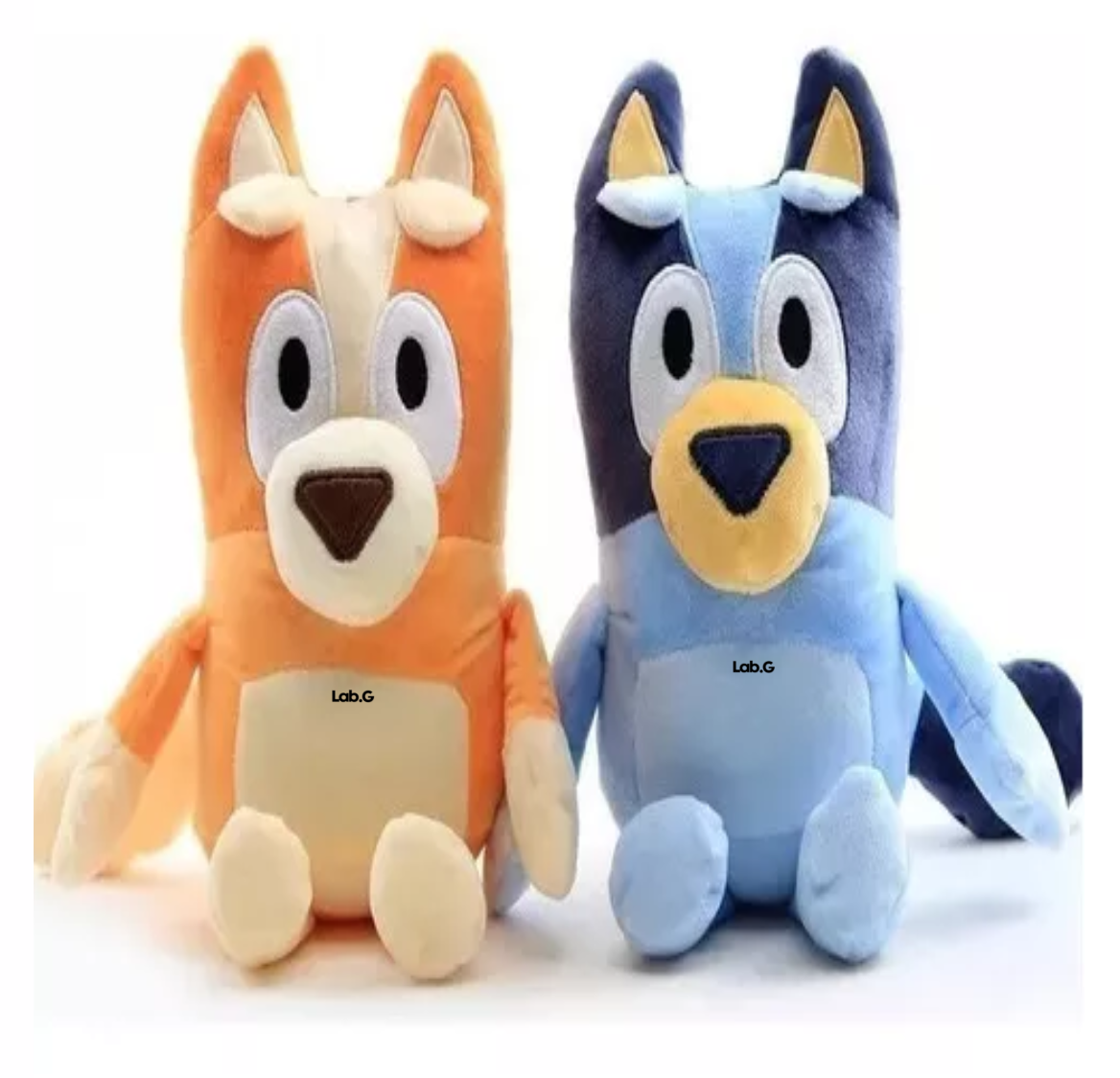 Foto 6 pulgar | Peluche Hermano Y Hermana 2 Piezas Bluey Familia Bluey Bingo