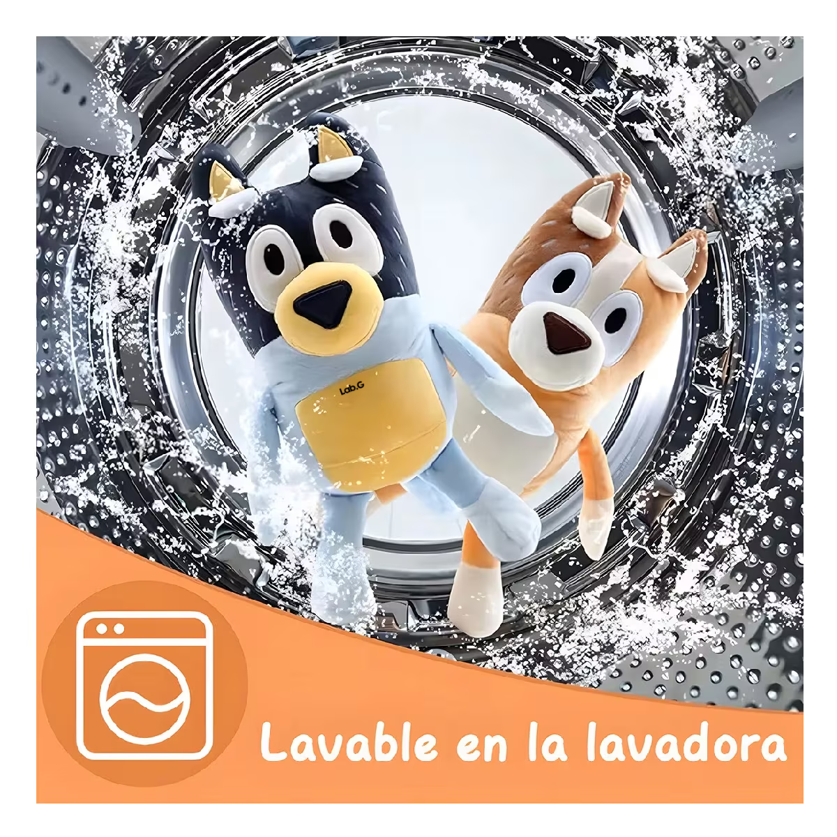 Foto 4 pulgar | Peluche Mamá Y Papá 2 Piezas Bluey Familia Bluey Bingo
