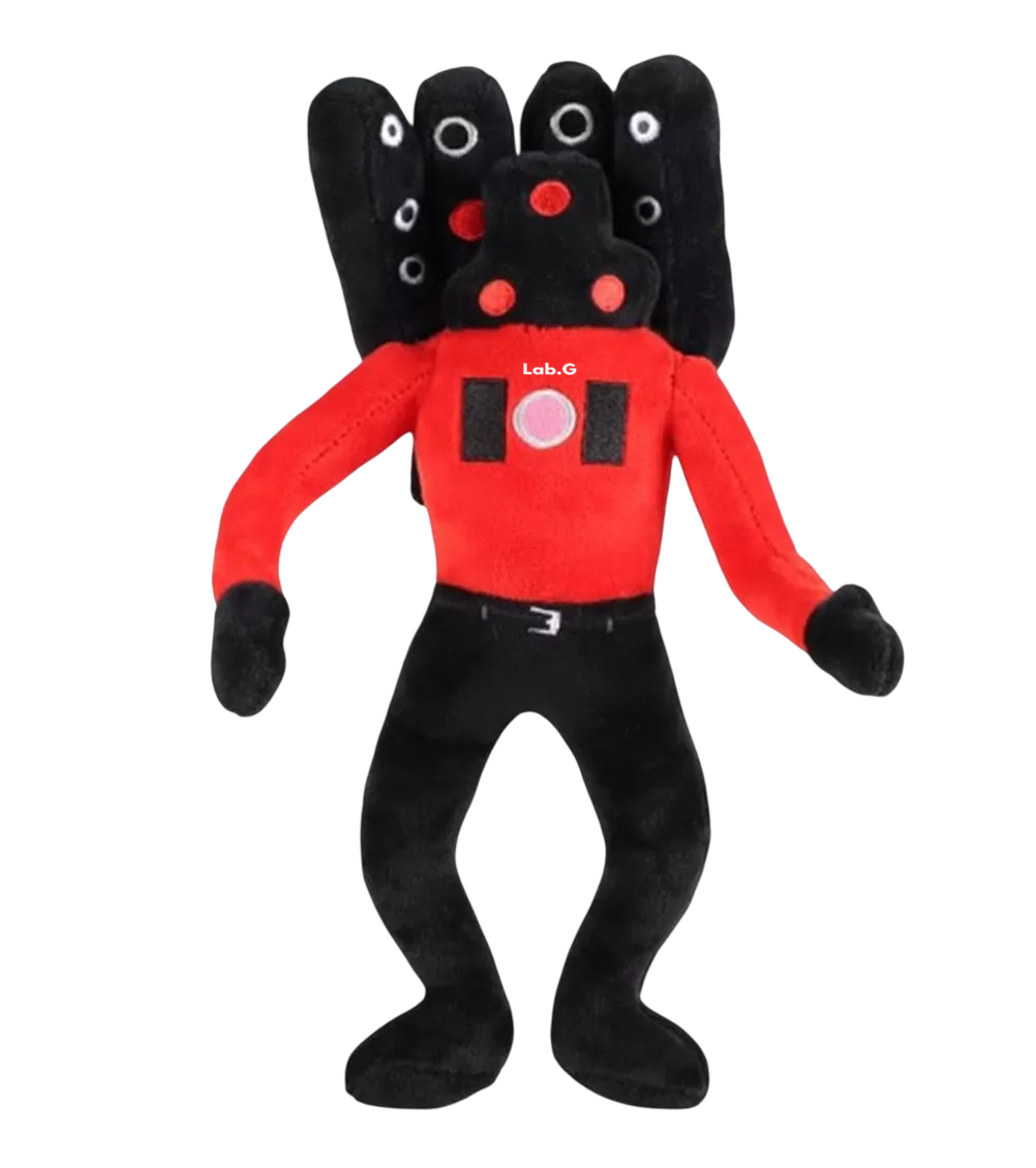 Foto 2 pulgar | Peluche Titan Speakerman Juguete Niños Regalo 32 Cm Rojo/negro