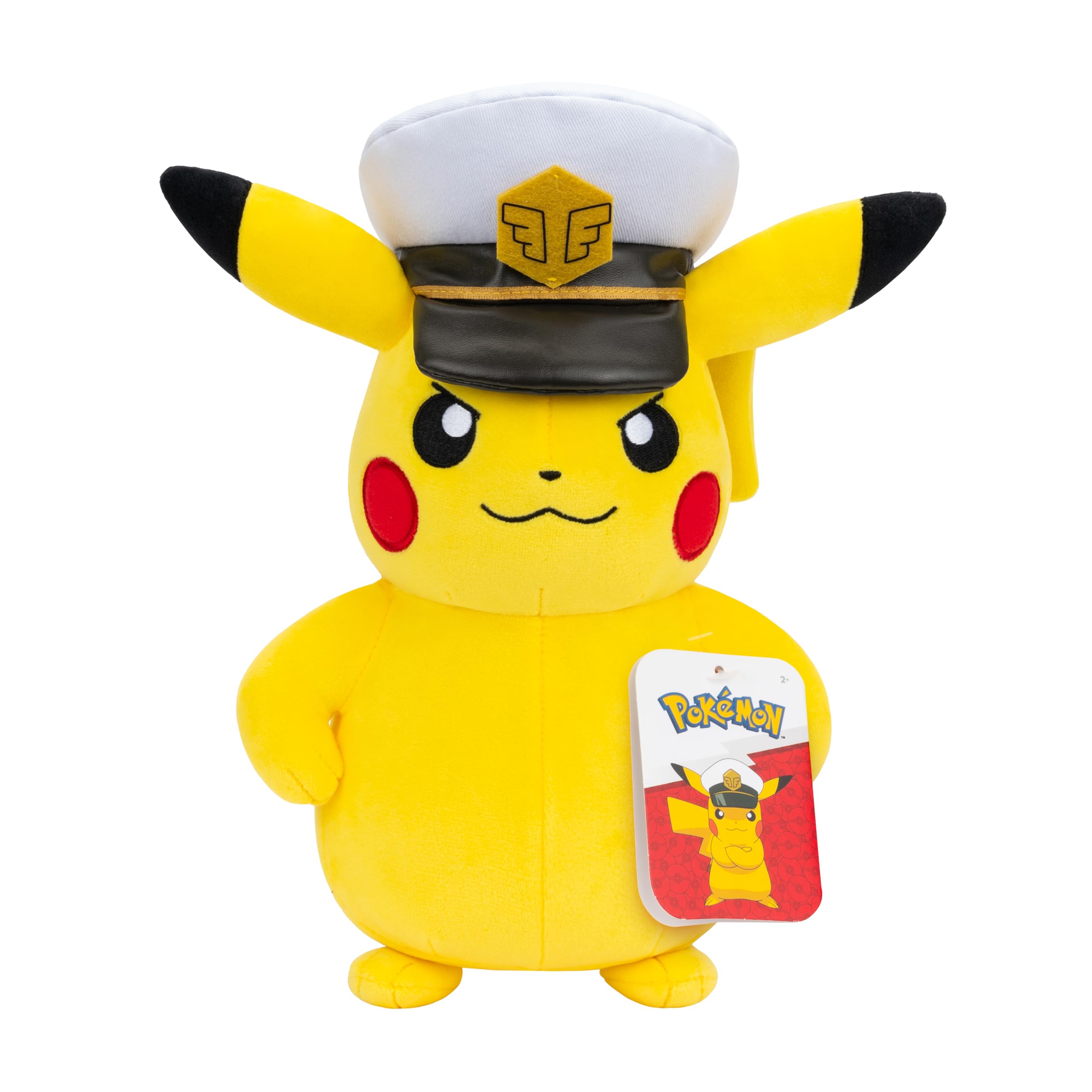 Foto 2 pulgar | Peluche Pokémon Capitán Pikachu De 20 Cm Con Sombrero De Capitán - Venta Internacional.