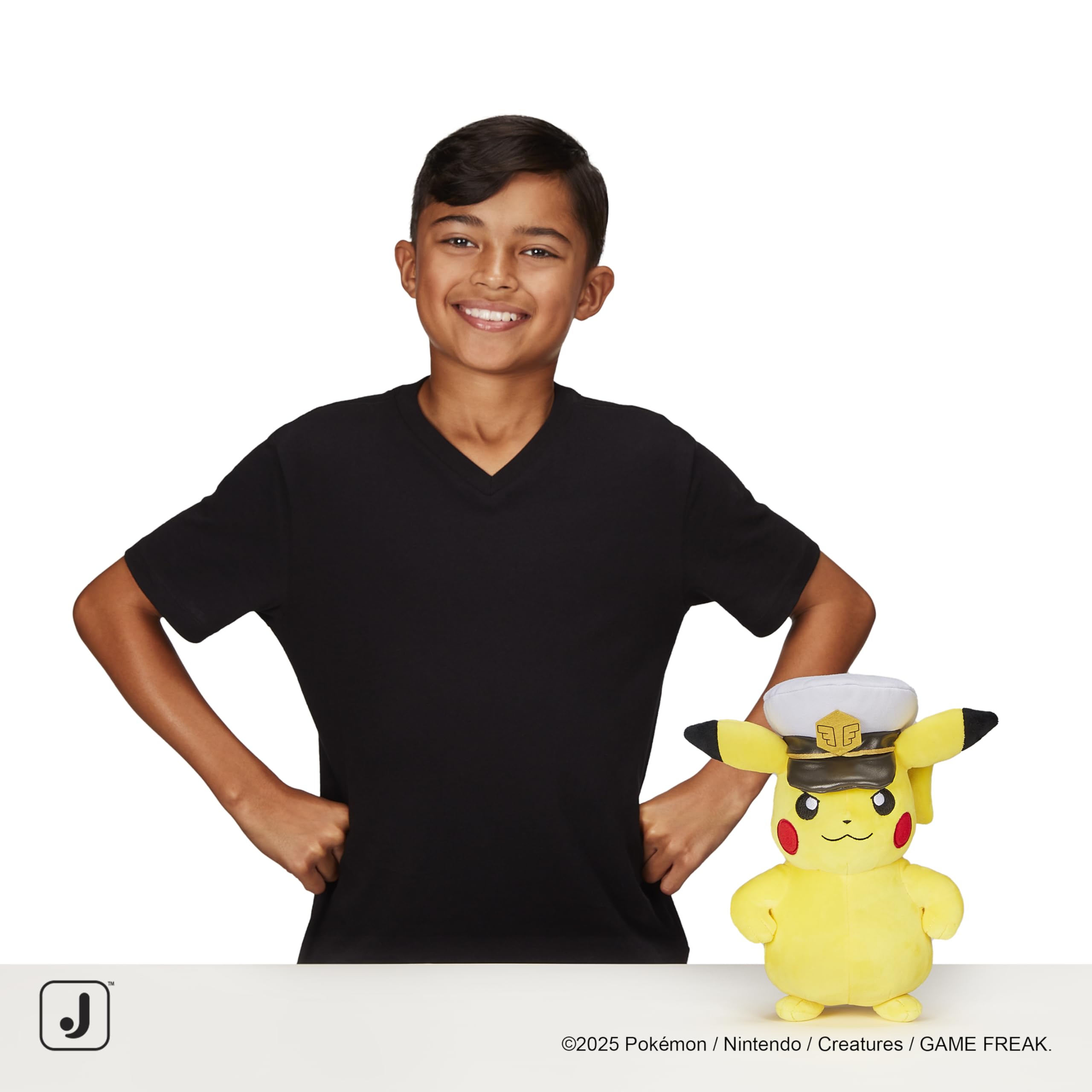 Foto 4 pulgar | Peluche Pokémon Capitán Pikachu De 20 Cm Con Sombrero De Capitán - Venta Internacional.