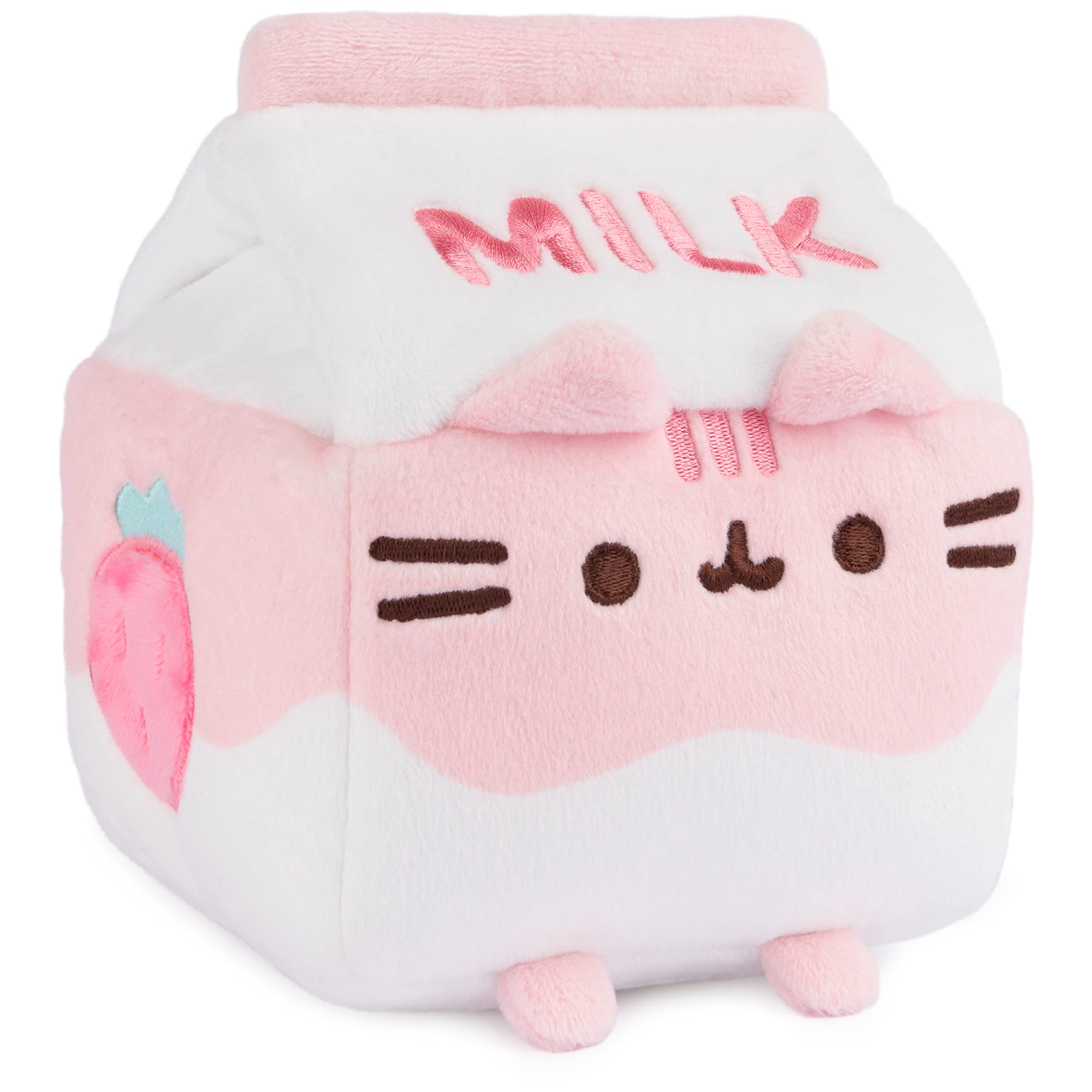 Foto 4 pulgar | Peluche Gund Pusheen Con Leche De Fresa, Gato De Peluche, 15 Cm - Venta Internacional.