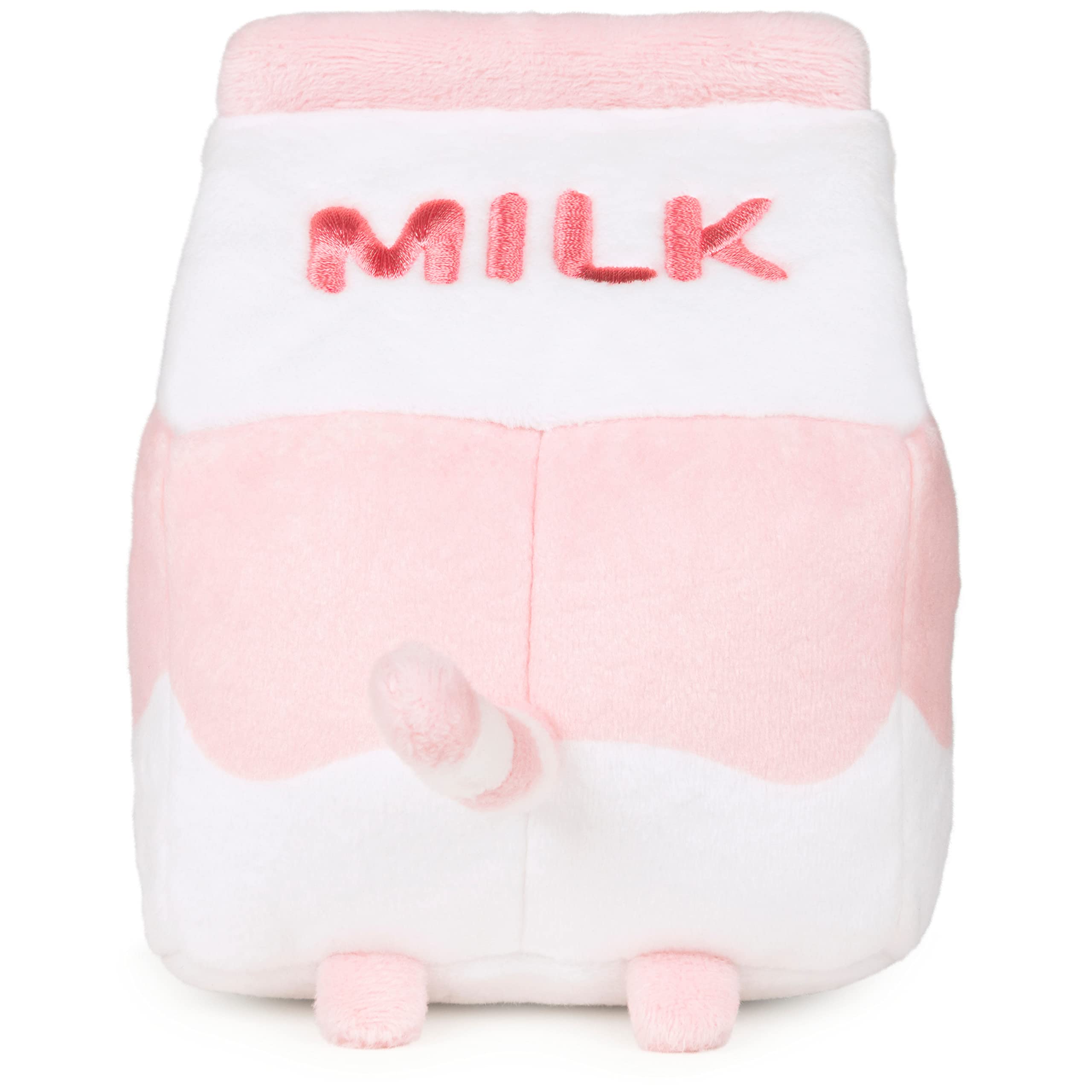 Foto 6 pulgar | Peluche Gund Pusheen Con Leche De Fresa, Gato De Peluche, 15 Cm - Venta Internacional.