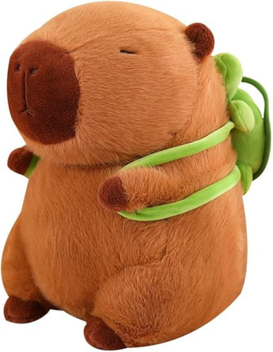 Foto 3 pulgar | Capibara Peluche + Termo de Agua Güish