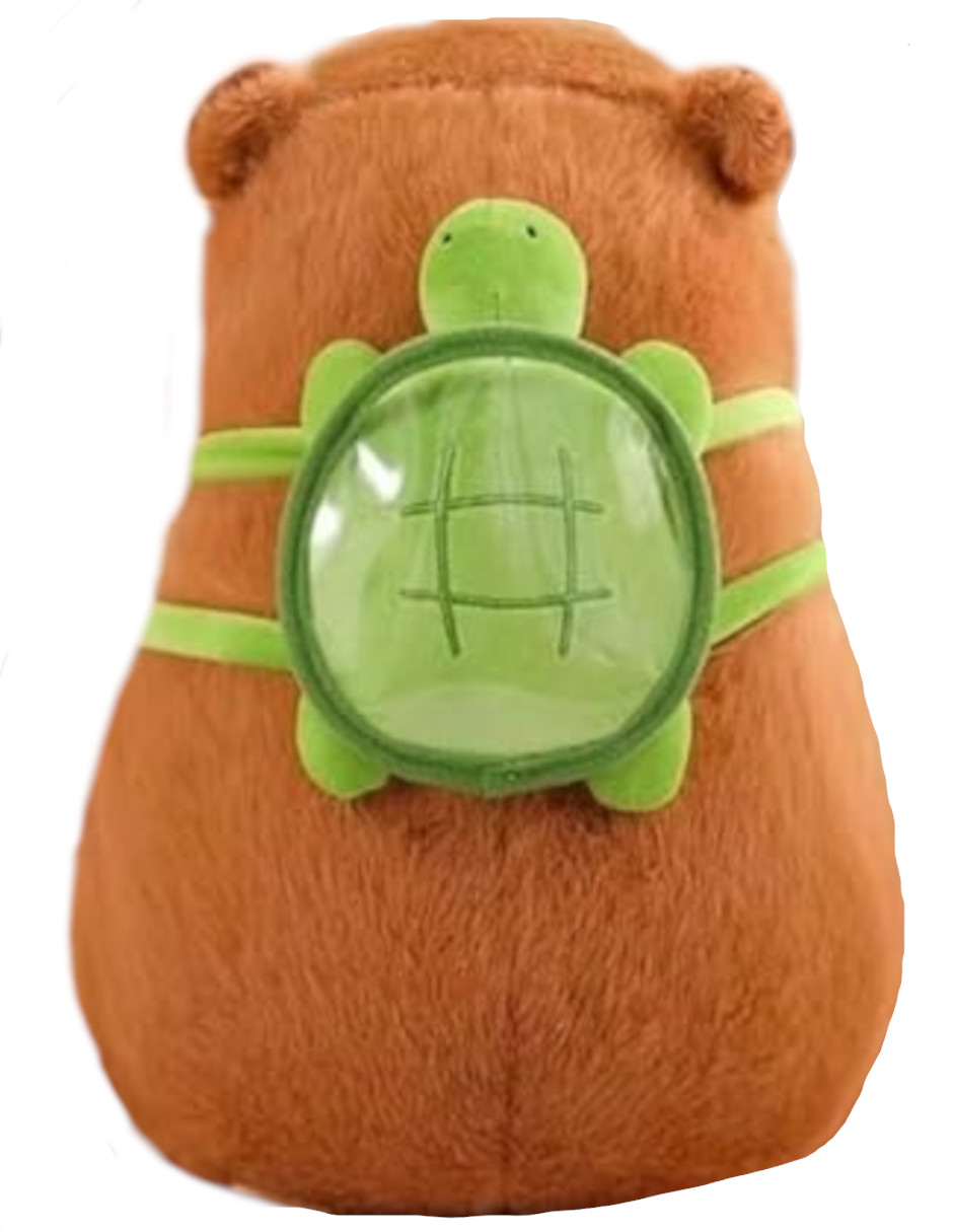 Foto 4 pulgar | Capibara Peluche + Termo de Agua Güish