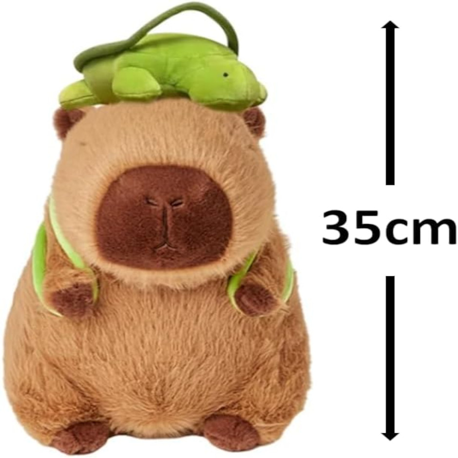 Foto 5 pulgar | Capibara Peluche + Termo de Agua Güish