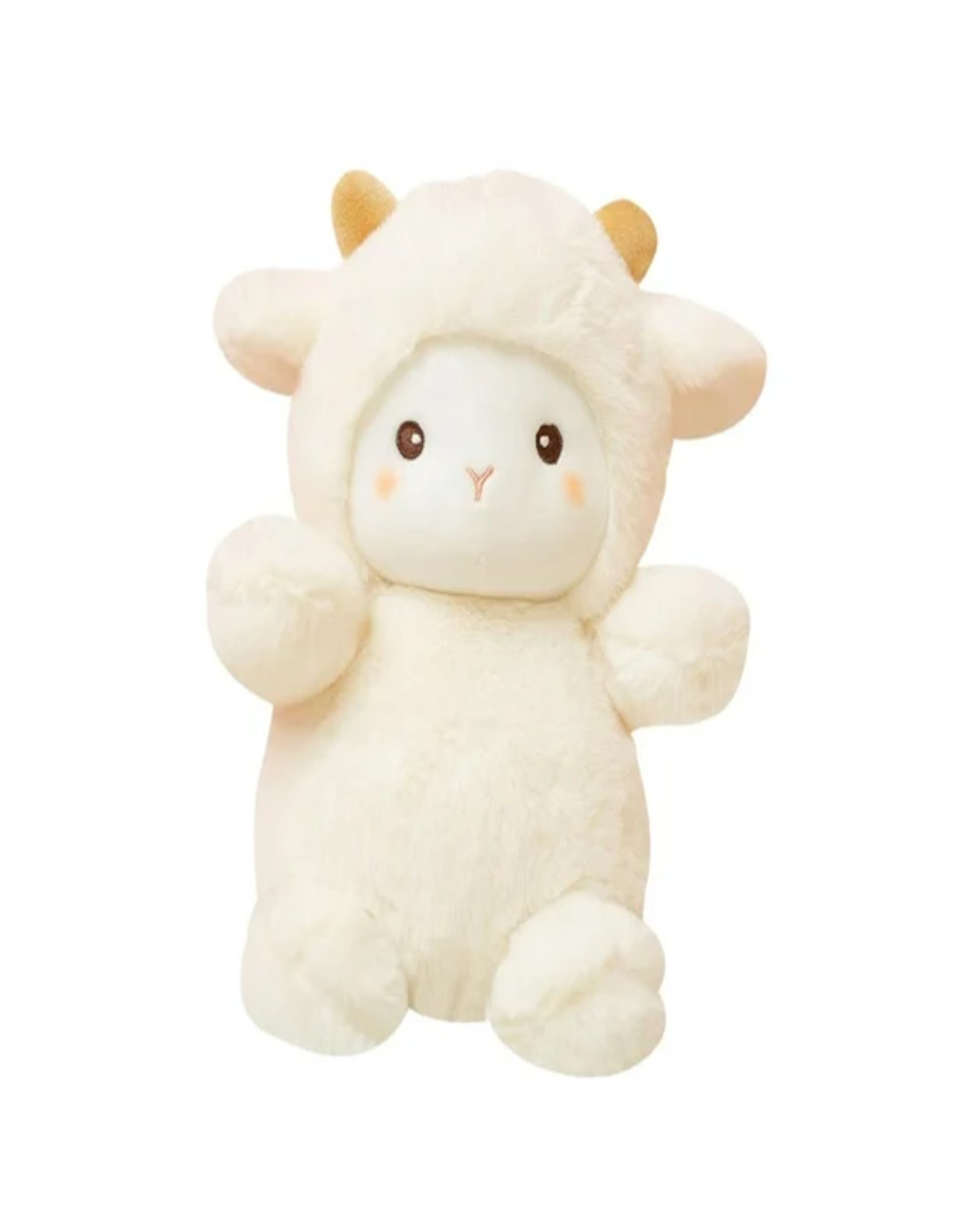 Foto 3 pulgar | Oveja De Peluche + Termo De Agua Güish